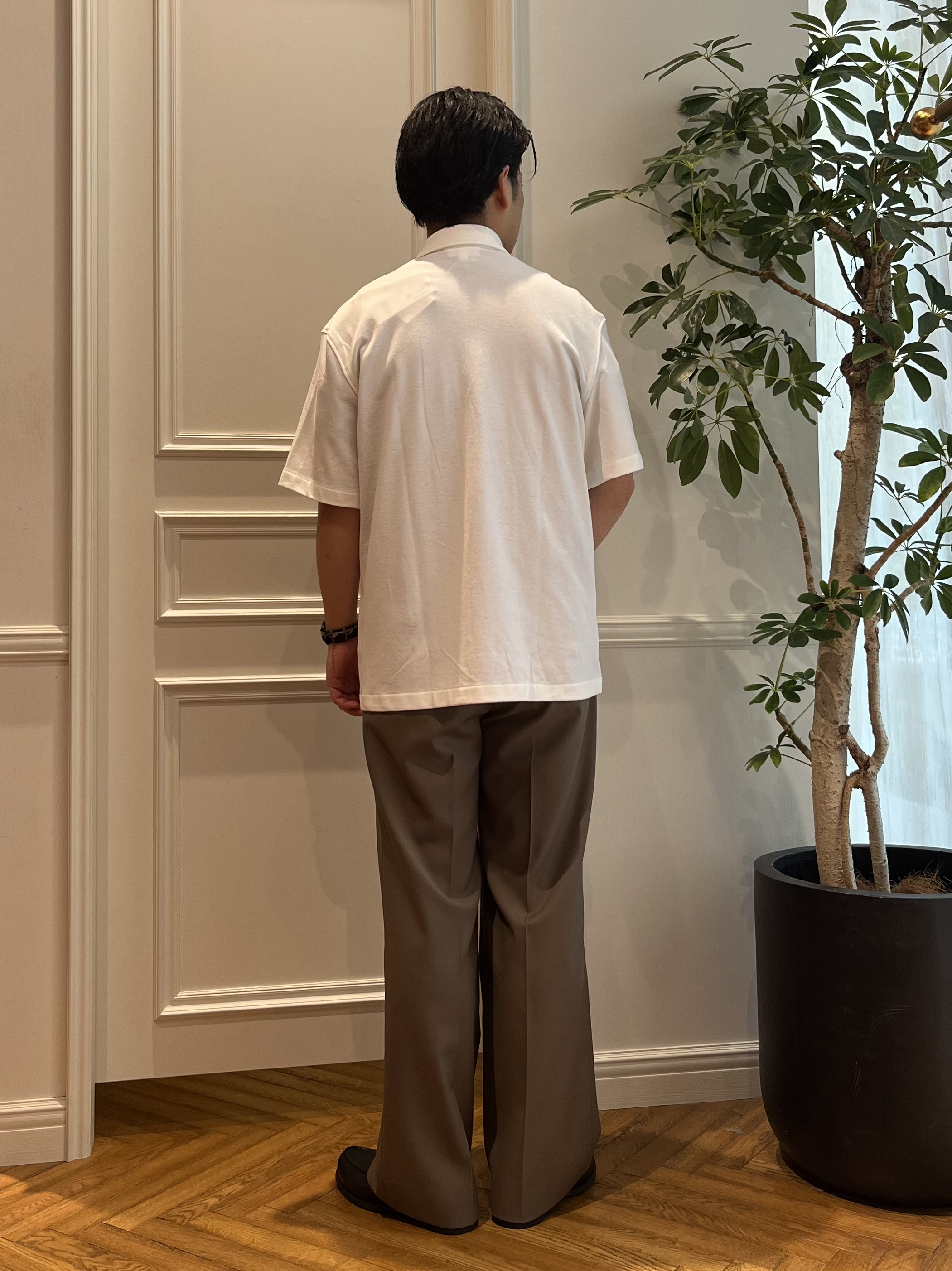 Tokuさんの「DRESSTERIOR｜LACOSTE（ラコステ）WOVEN SHIRT｜Tシャツ」を使ったコーディネート