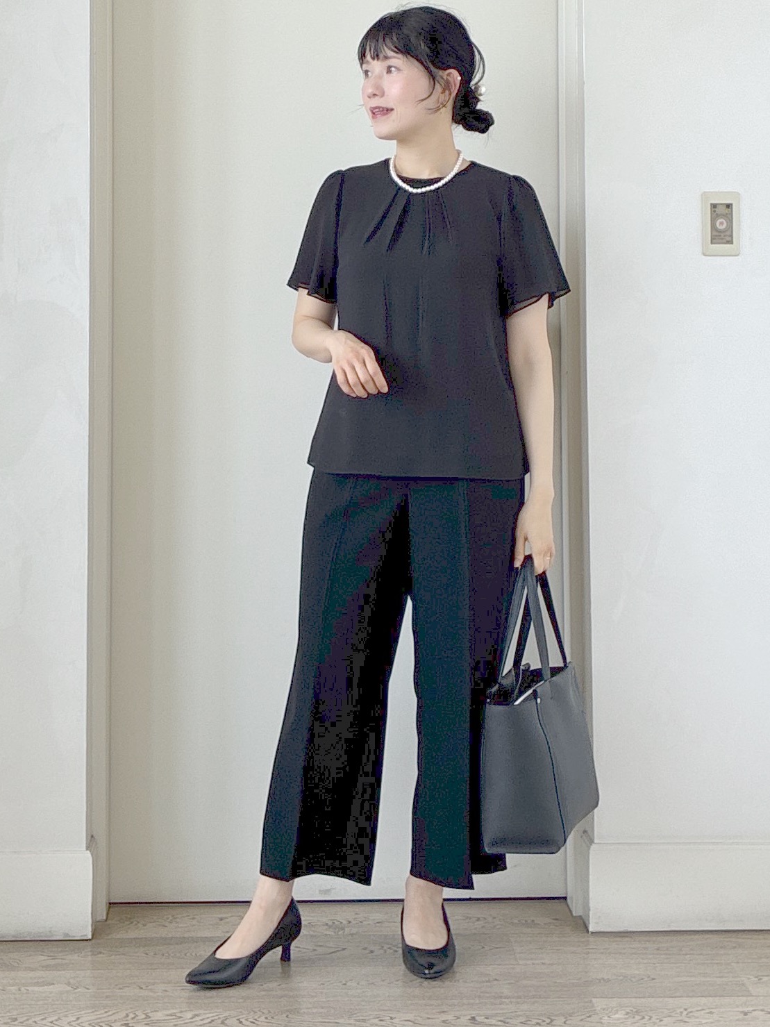  beni_gingerさんの「Reflect｜【S-4Lサイズ/UVカット／接触冷感】シフォンジャージブラウス」を使ったコーディネート