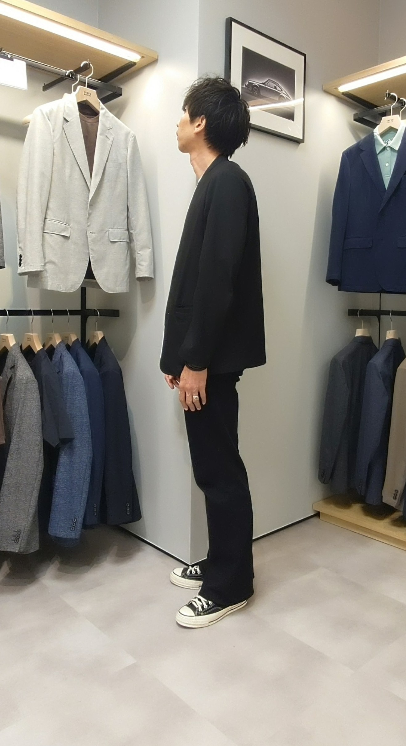 kawamuさんの「TAKEO KIKUCHI｜【BOWLER HAT LABEL】アイスクリアコットン バッククロスピストル 半袖Tシャツ」を使ったコーディネート