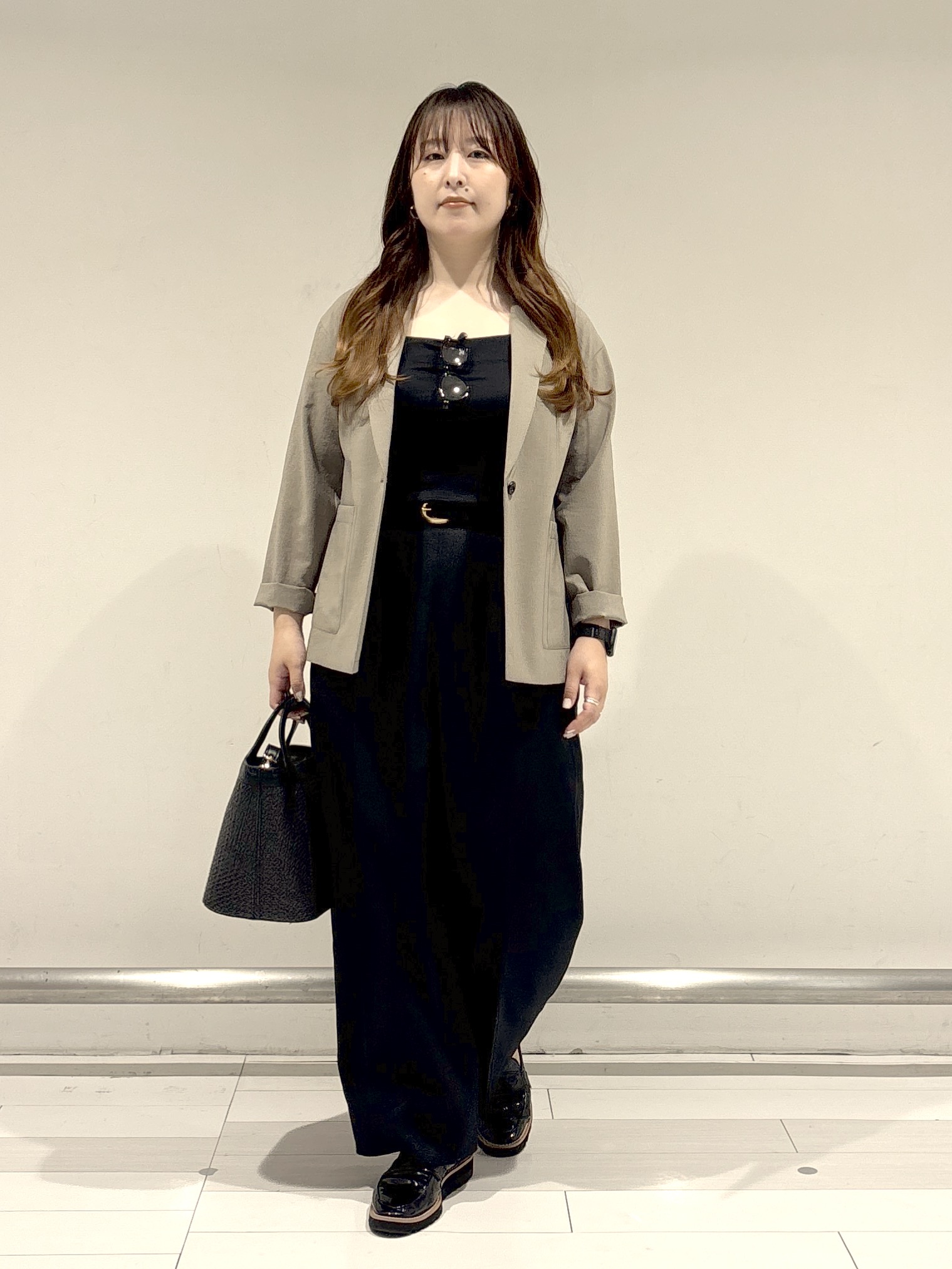 nakamuraさんの「Reflect｜【SS-4Lサイズ／接触冷感／シワになりにくい】リラクシーテーラードジャケット」を使ったコーディネート
