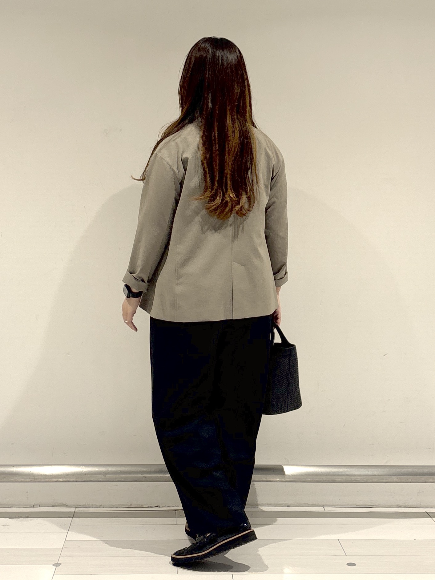 nakamuraさんの「Reflect｜【SS-4Lサイズ／接触冷感／シワになりにくい】リラクシーテーラードジャケット」を使ったコーディネート