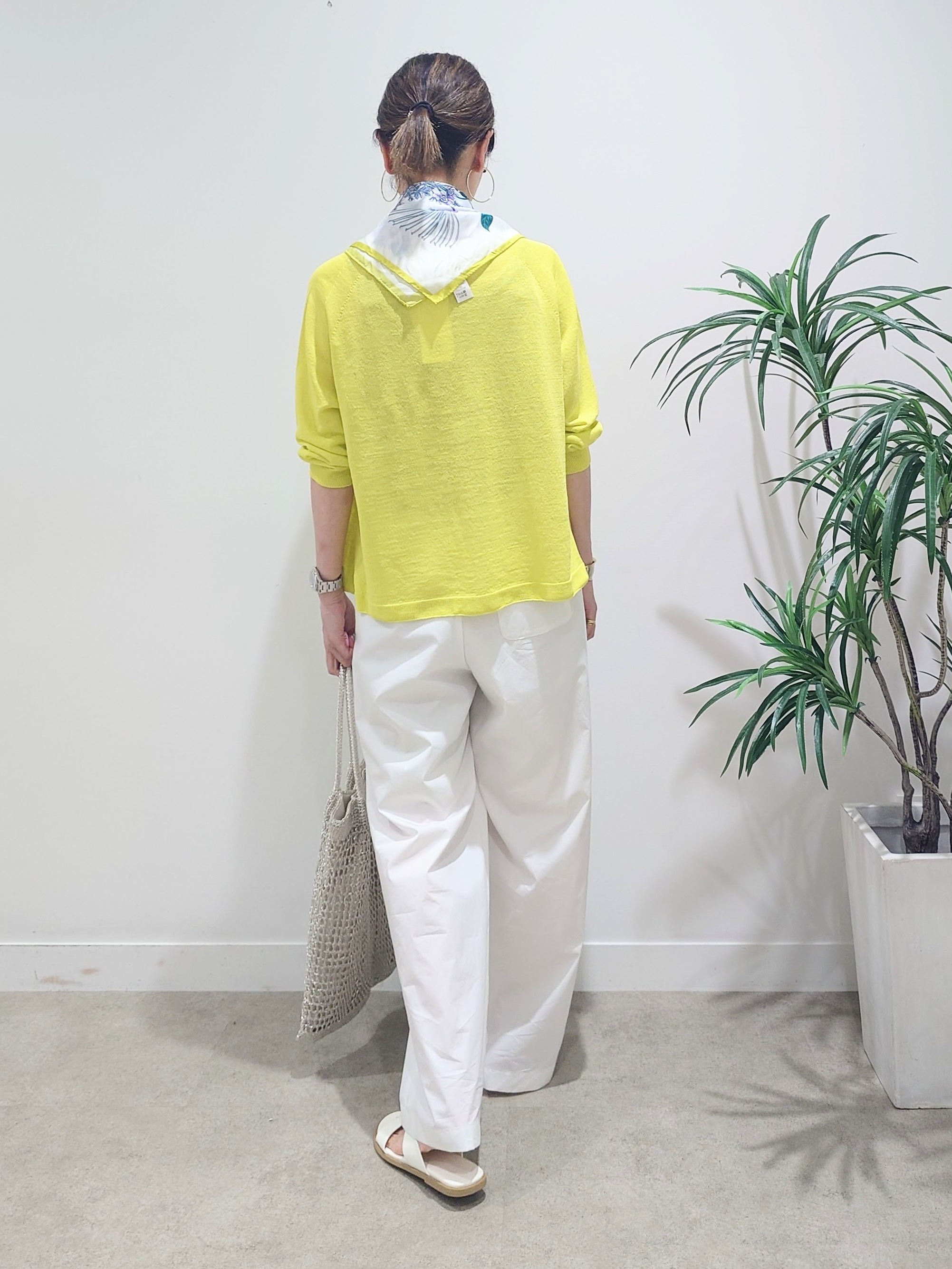 MUTSUKOさんの「UNTITLED｜【ゆったり/リラクシー】リネンボートネックプルオーバー」を使ったコーディネート