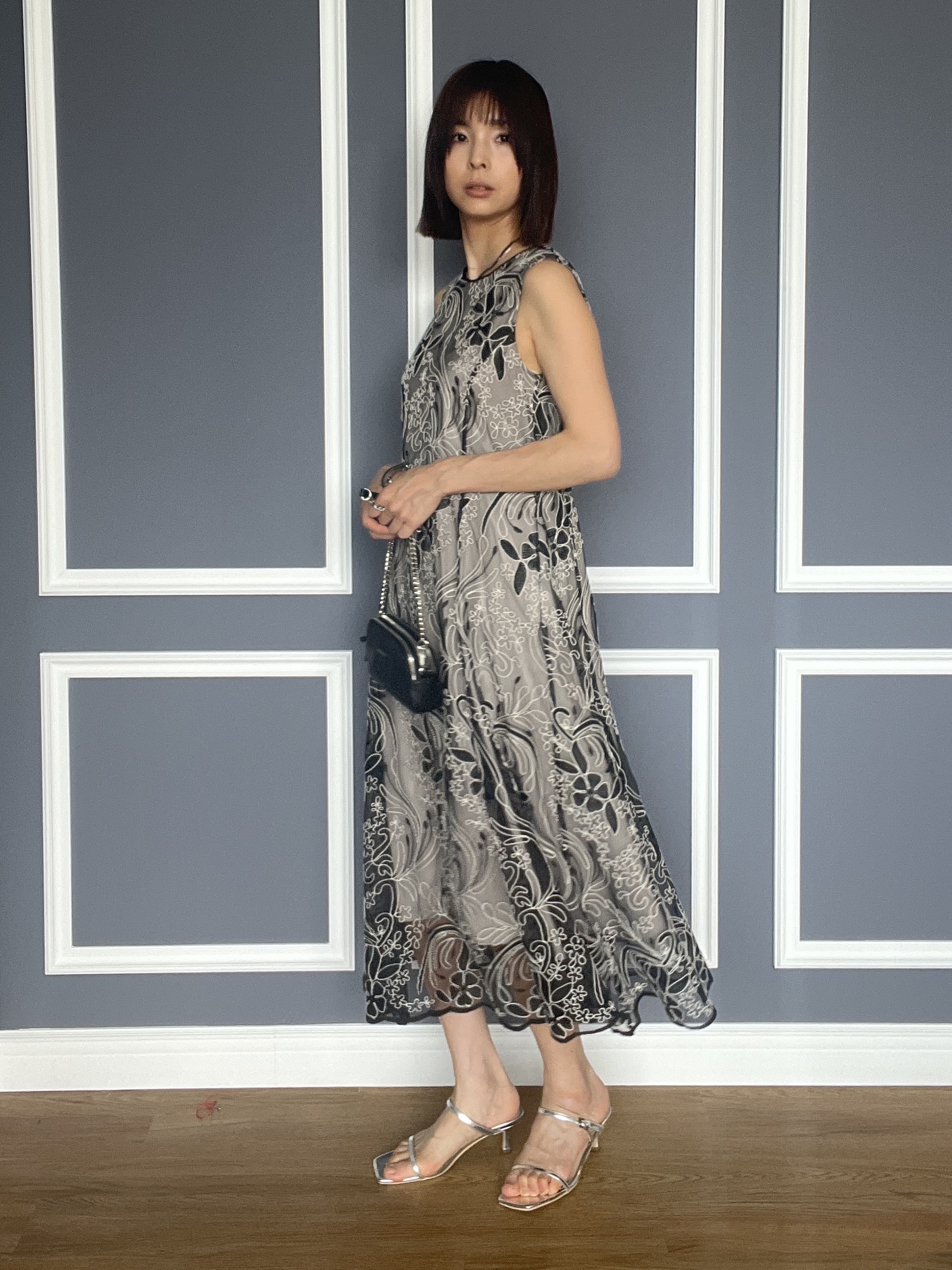 misaさんの「DRESSTERIOR｜シアーコードレース ドレス」を使ったコーディネート