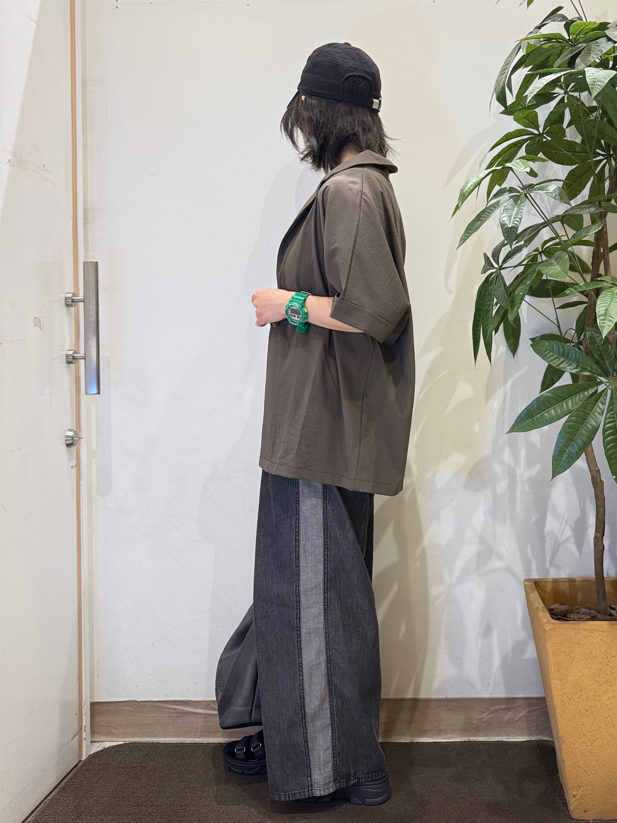 misakiさんの「SHOO･LA･RUE｜【高レビュー/洗濯機可/セットアップ可】軽凛(かろりん) ひんやり半袖ジャケット」を使ったコーディネート