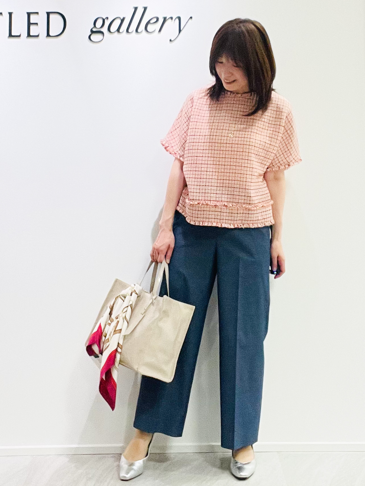 めいさんの「UNTITLED｜ファンシーツイードブラウス」を使ったコーディネート