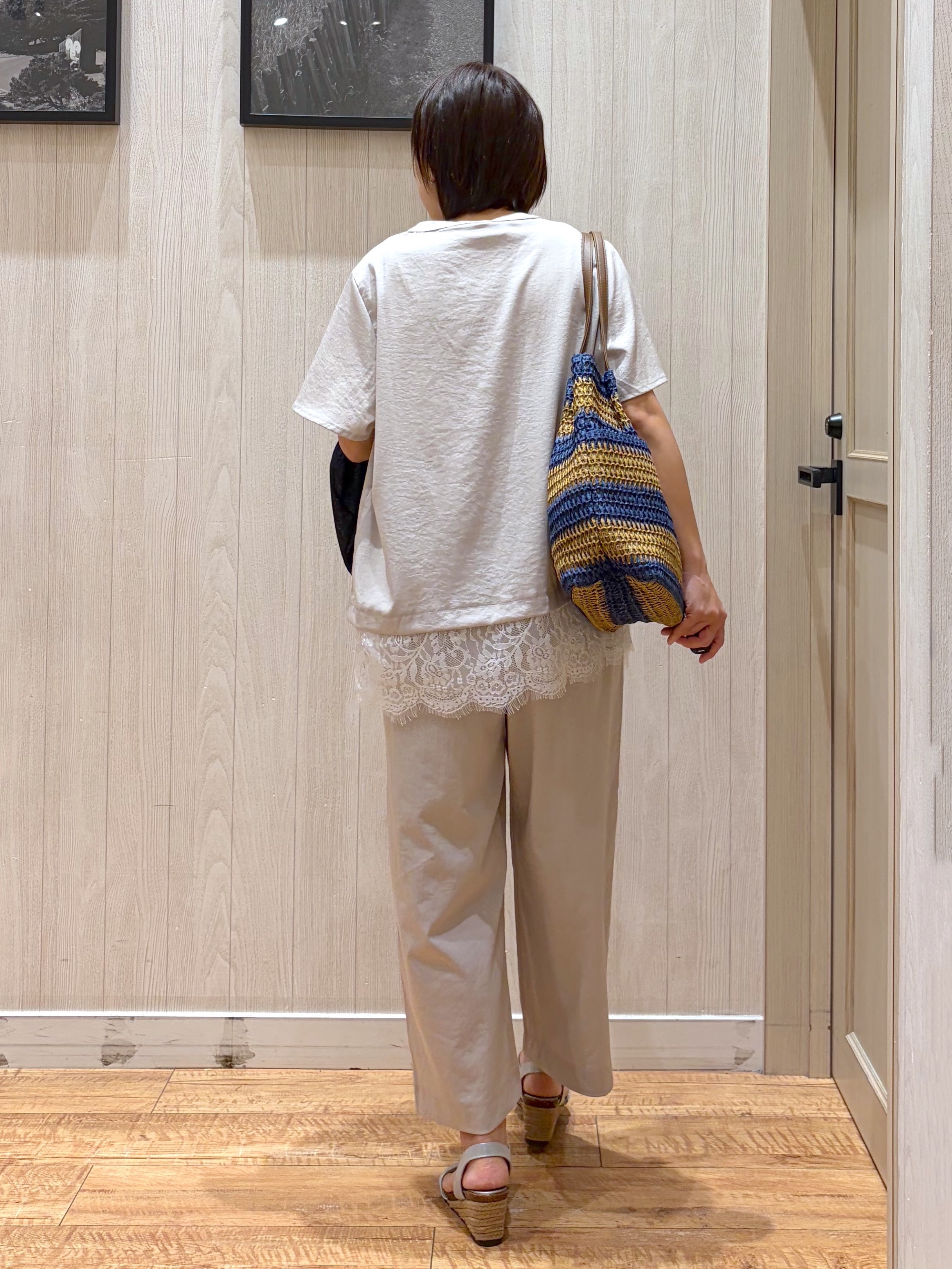 shirayuuuさんの「SHOO･LA･RUE｜【ひんやり/洗濯機可/S-LL】オンにもオフにも マルチに使えるボタンレスカーディガン」を使ったコーディネート