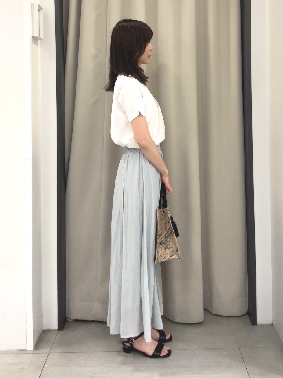 Nao さんの「grove｜【遮熱／吸水速乾／接触冷感／UVカット】ベーシックロゴTシャツ」を使ったコーディネート