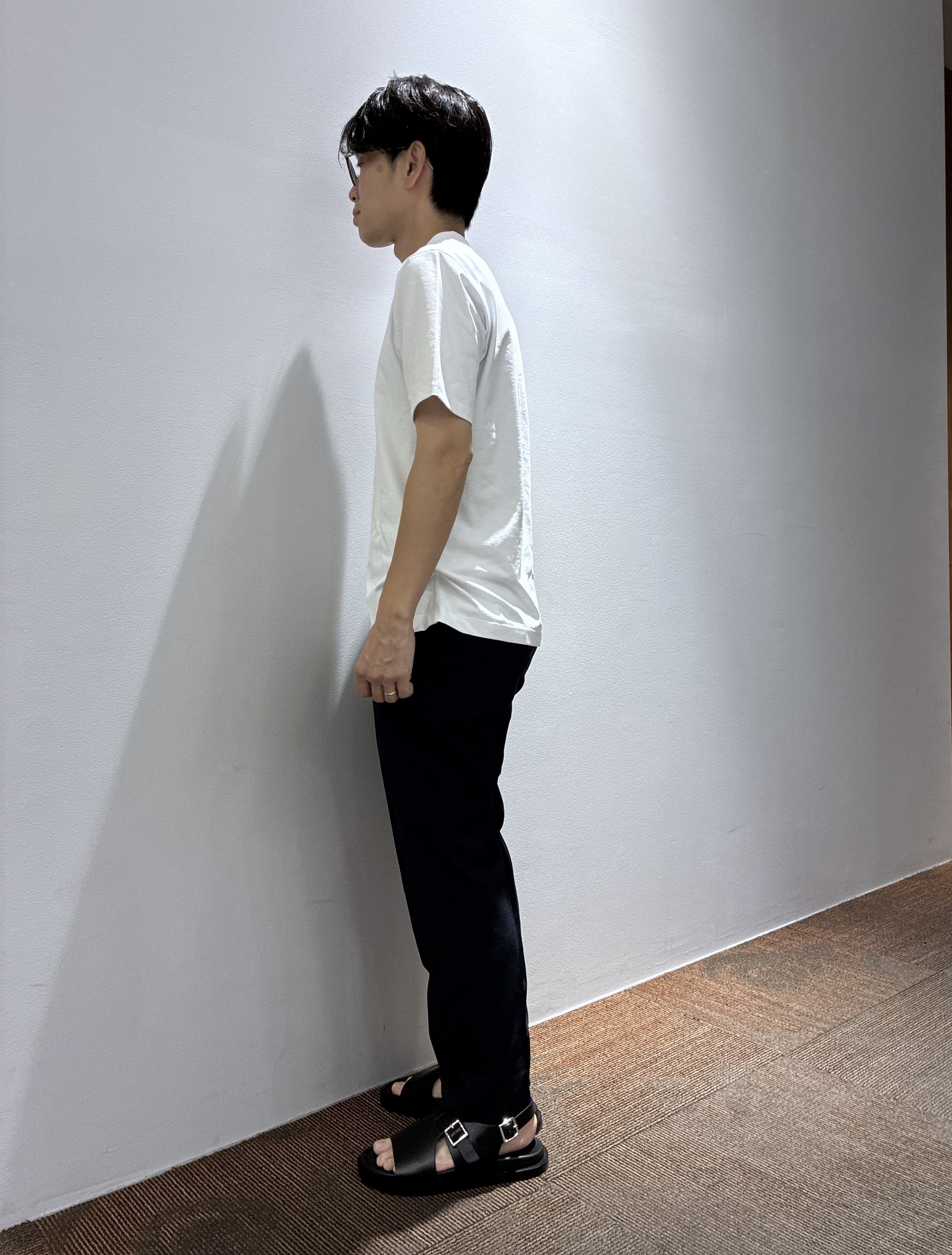 わいずみさんの「TAKEO KIKUCHI｜【接触冷感】ハイブリッド リネン 七分袖シャツ」を使ったコーディネート