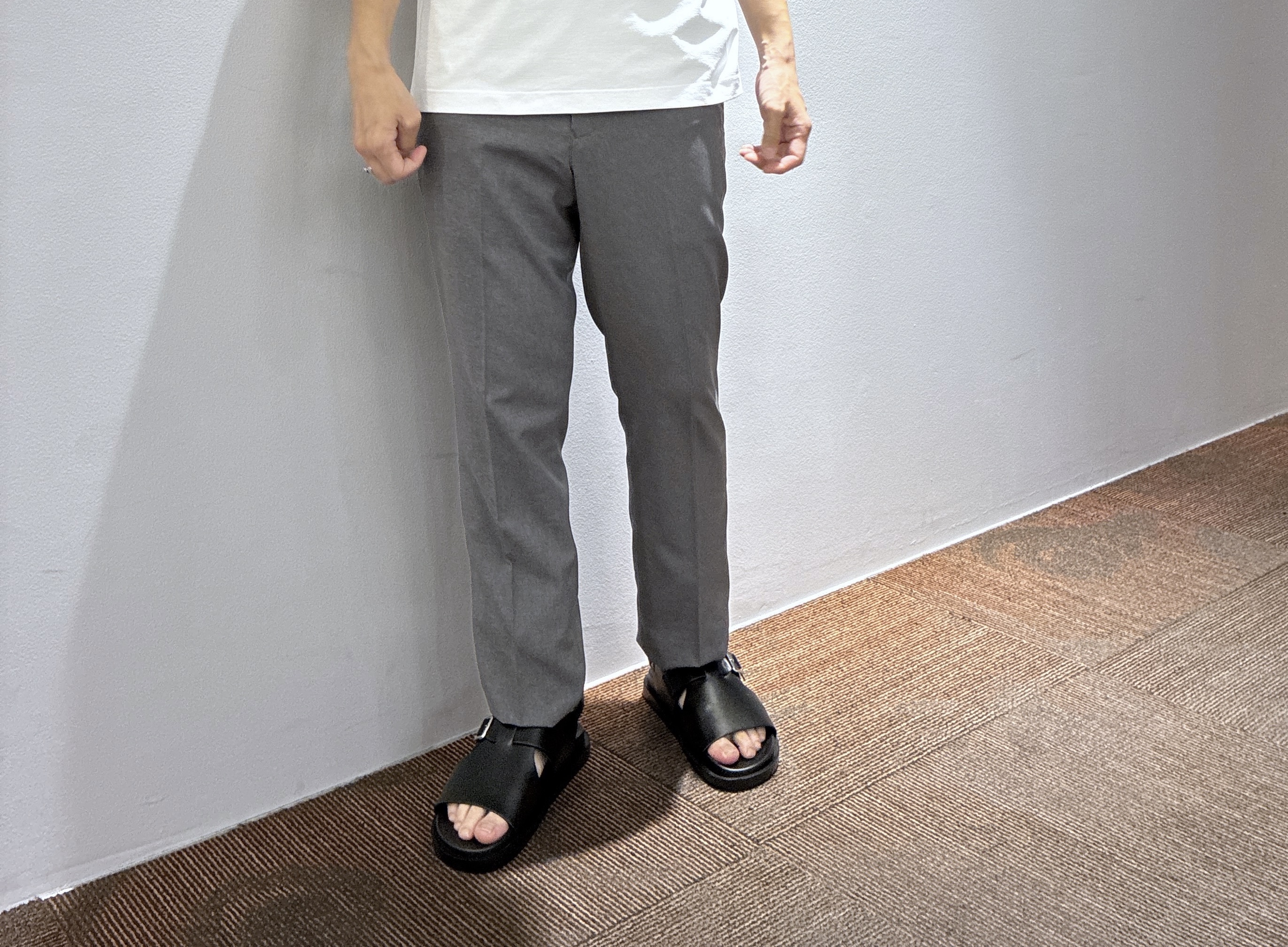 わいずみさんの「TAKEO KIKUCHI｜【BOWLER HAT LABEL】ビリケンさんプリント 半袖シャツ」を使ったコーディネート