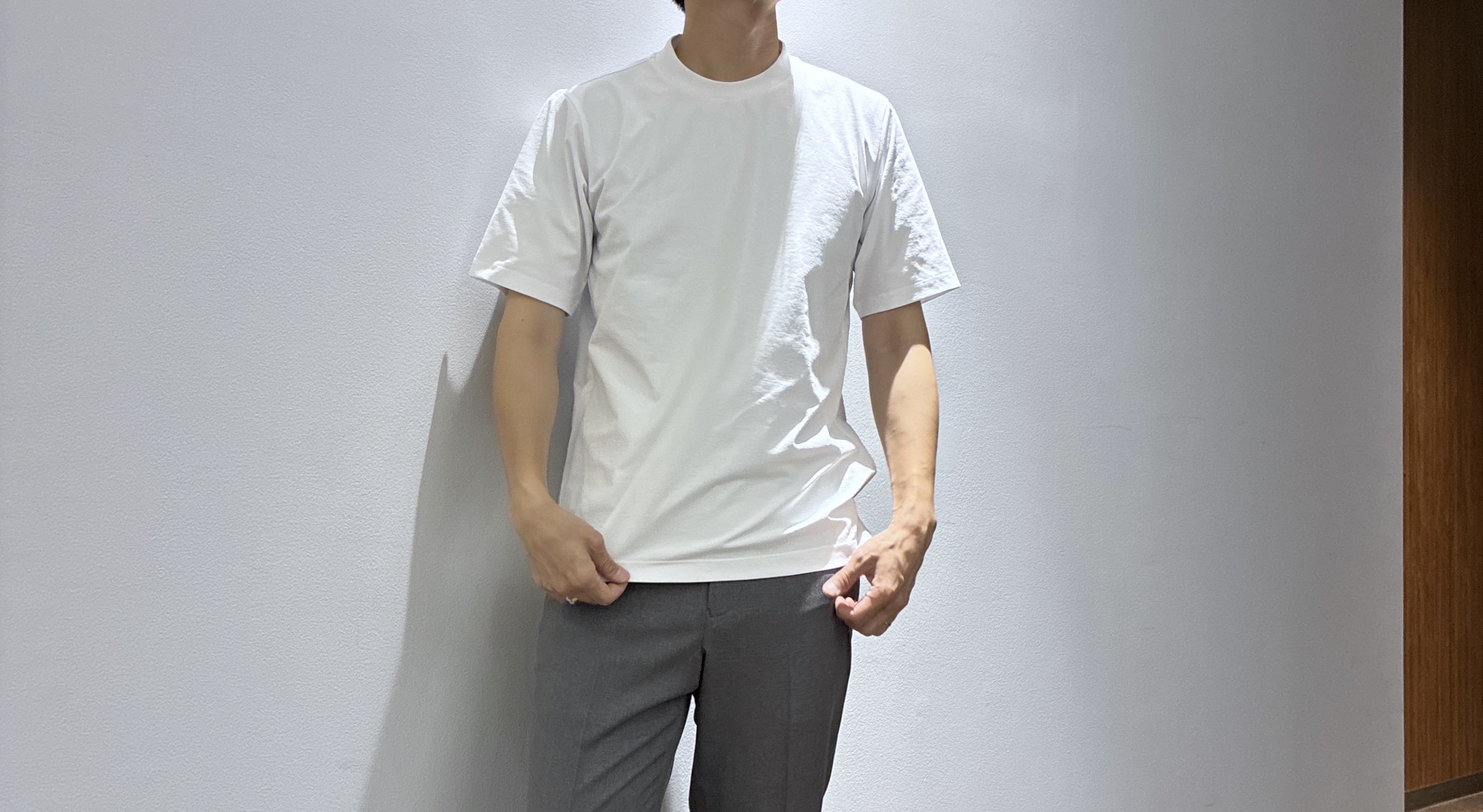 わいずみさんの「TAKEO KIKUCHI｜【BOWLER HAT LABEL】ビリケンさんプリント 半袖シャツ」を使ったコーディネート