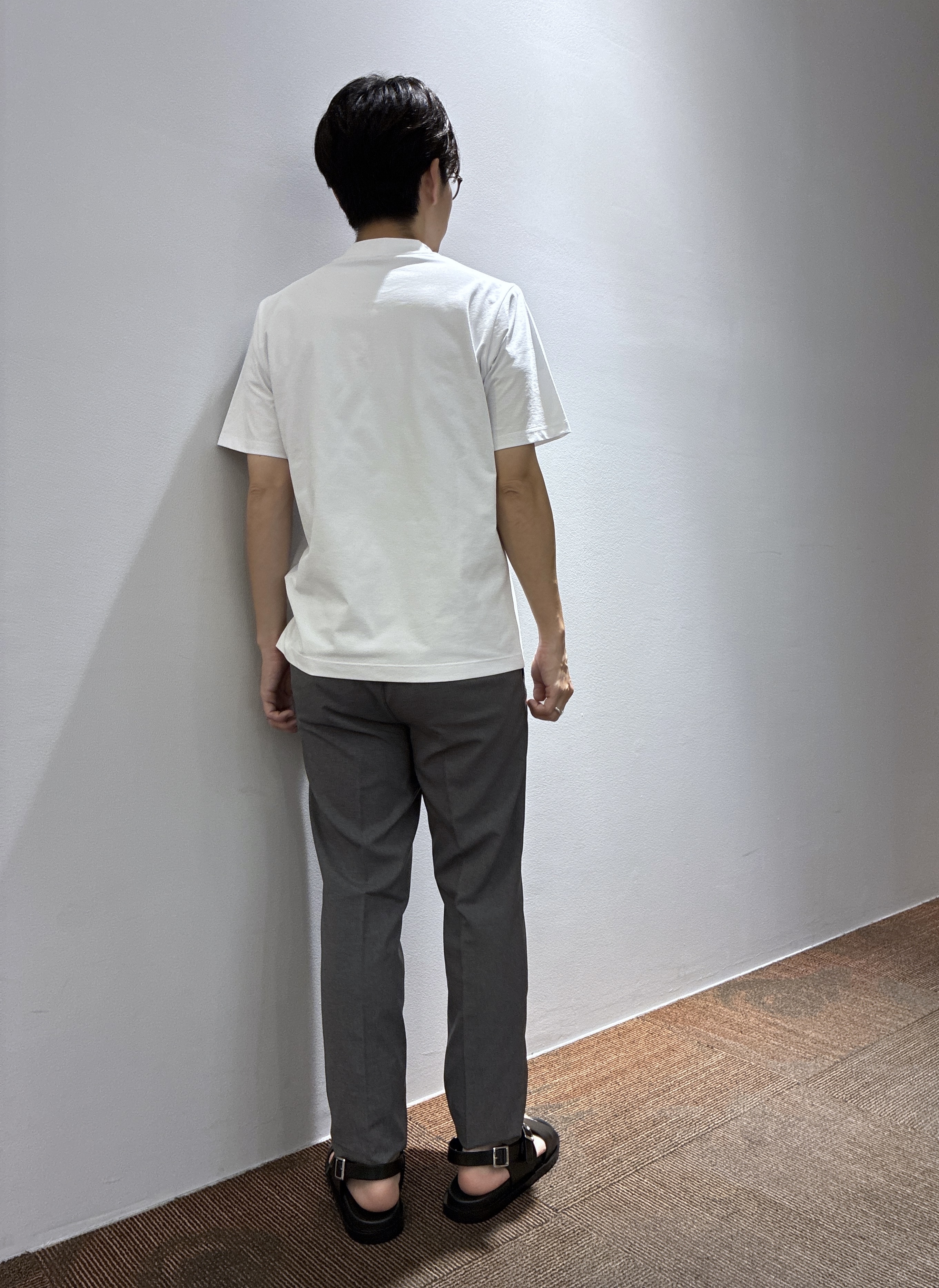 わいずみさんの「TAKEO KIKUCHI｜【BOWLER HAT LABEL】ビリケンさんプリント 半袖シャツ」を使ったコーディネート