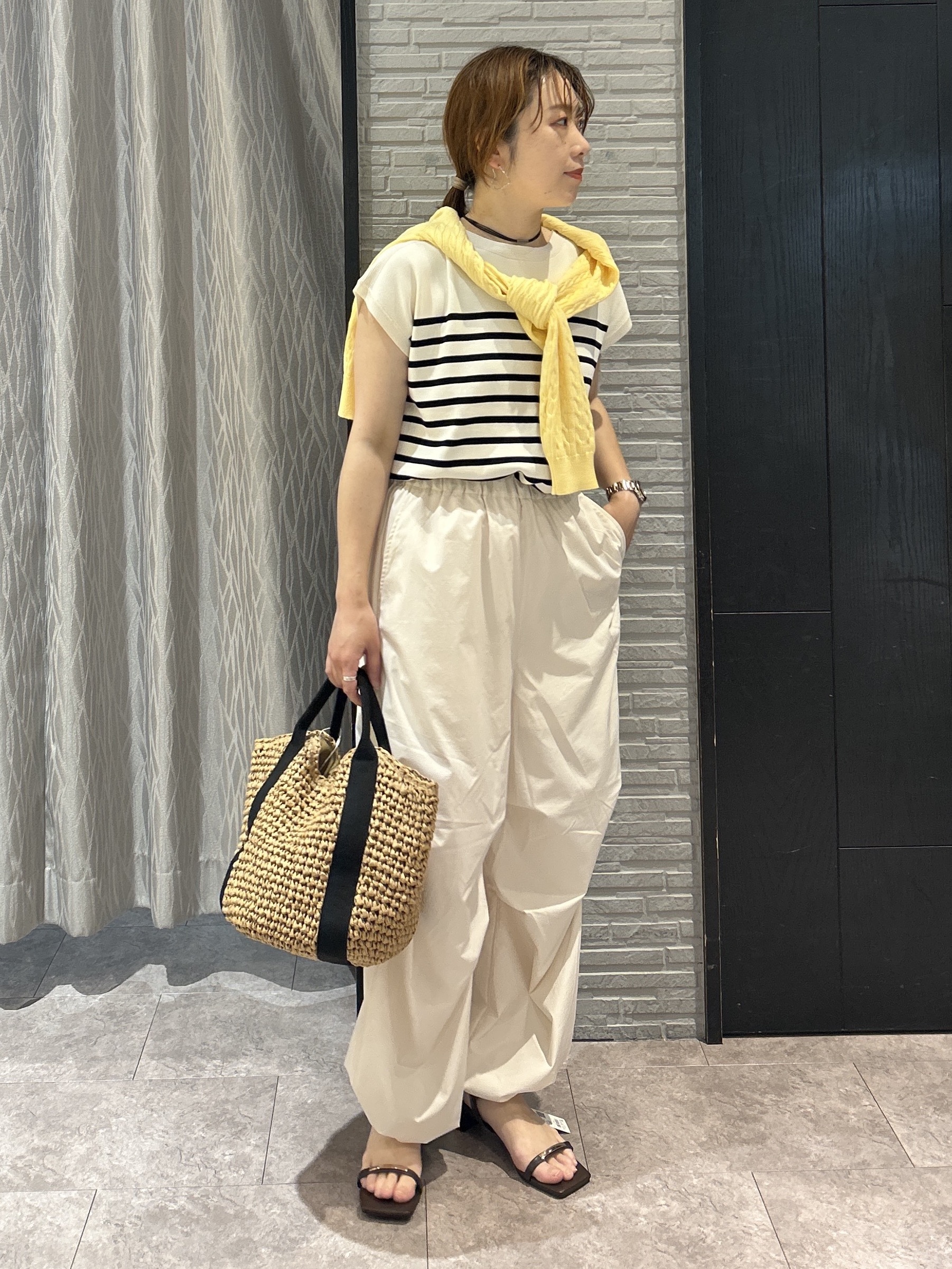 ga_riさんの「THE SHOP TK｜【POLO BCS 別注】ケーブルカーディガン」を使ったコーディネート