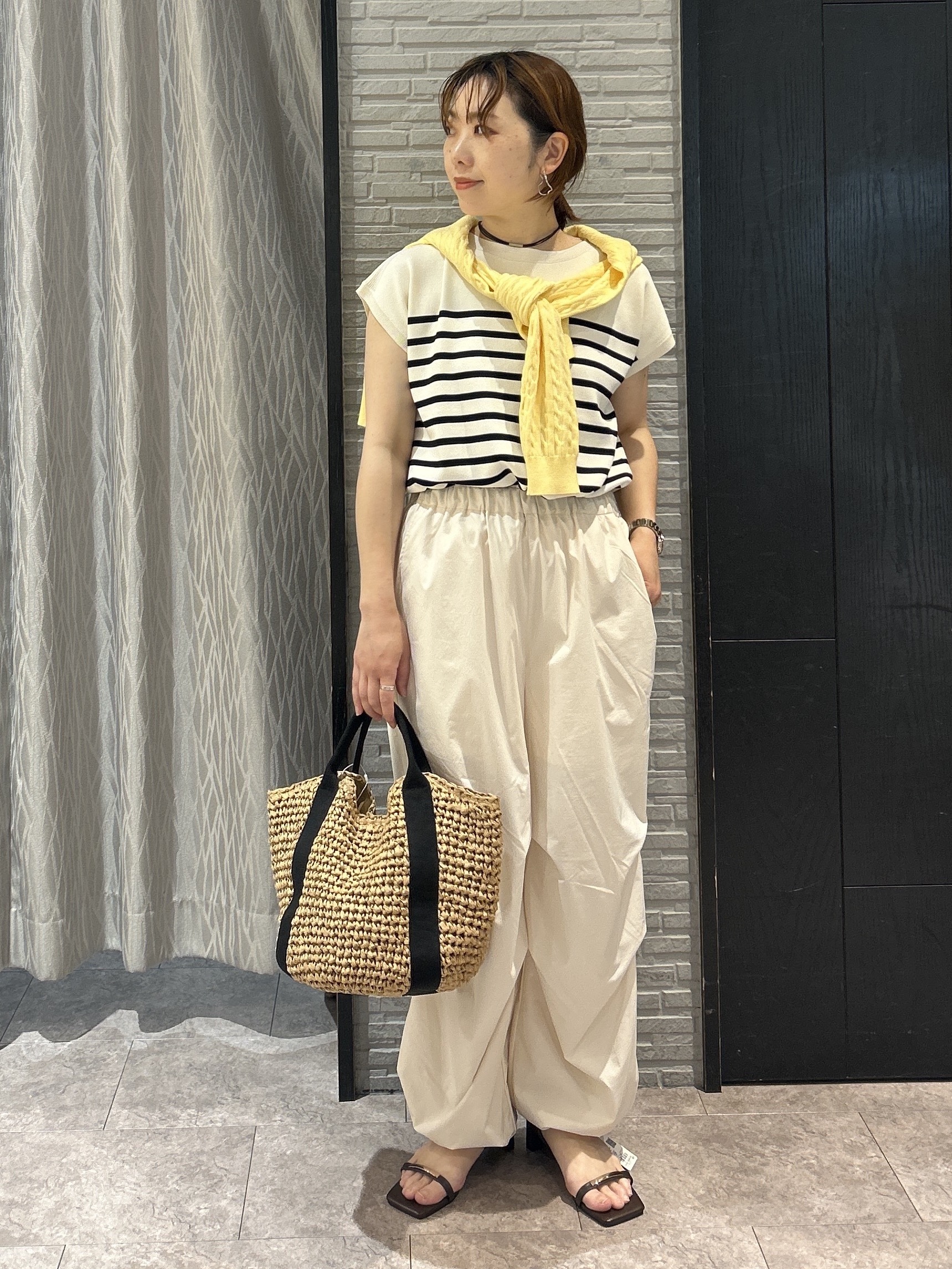 ga_riさんの「THE SHOP TK｜【POLO BCS 別注】ケーブルカーディガン」を使ったコーディネート