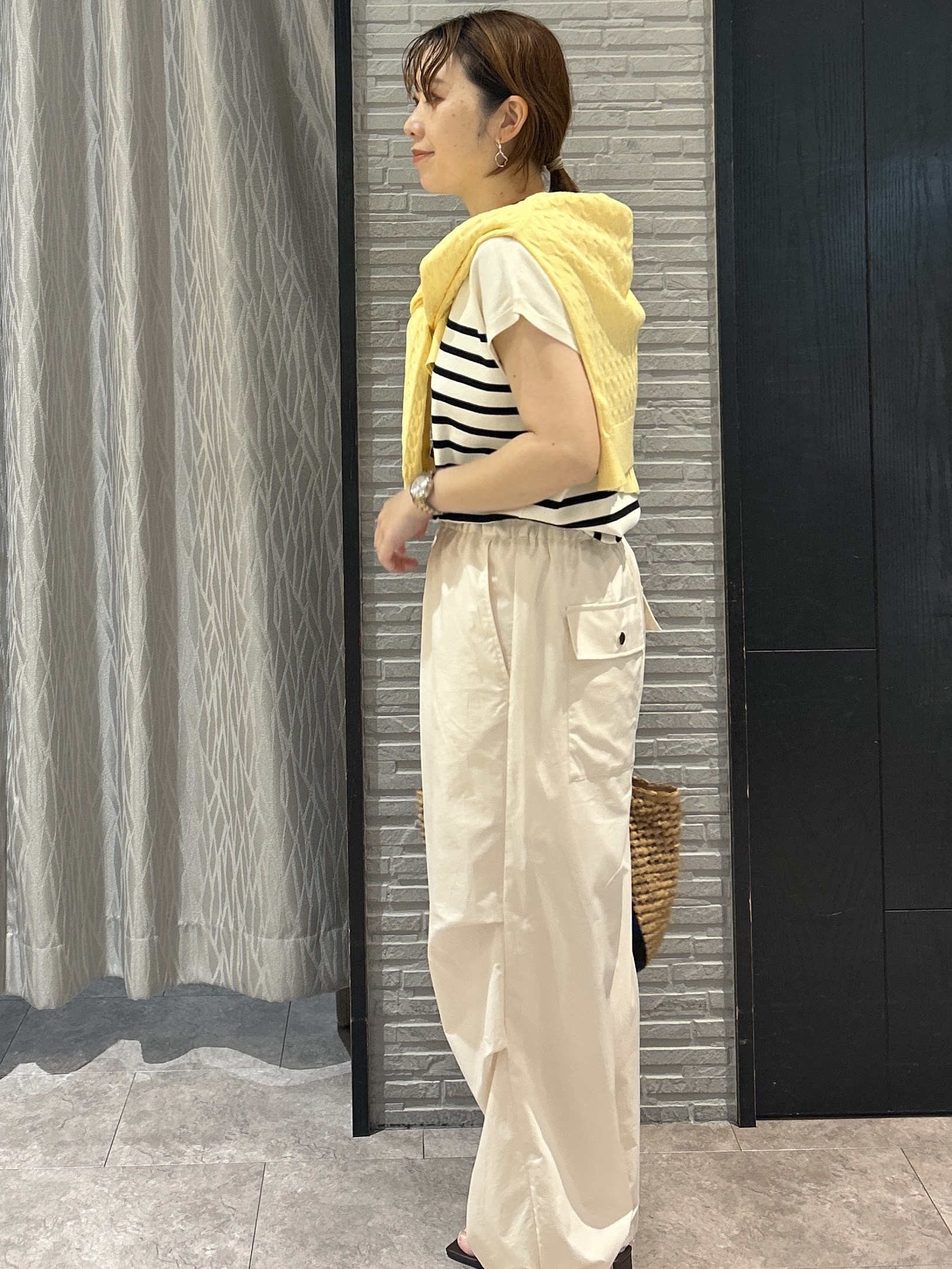 ga_riさんの「THE SHOP TK｜【POLO BCS 別注】ケーブルカーディガン」を使ったコーディネート