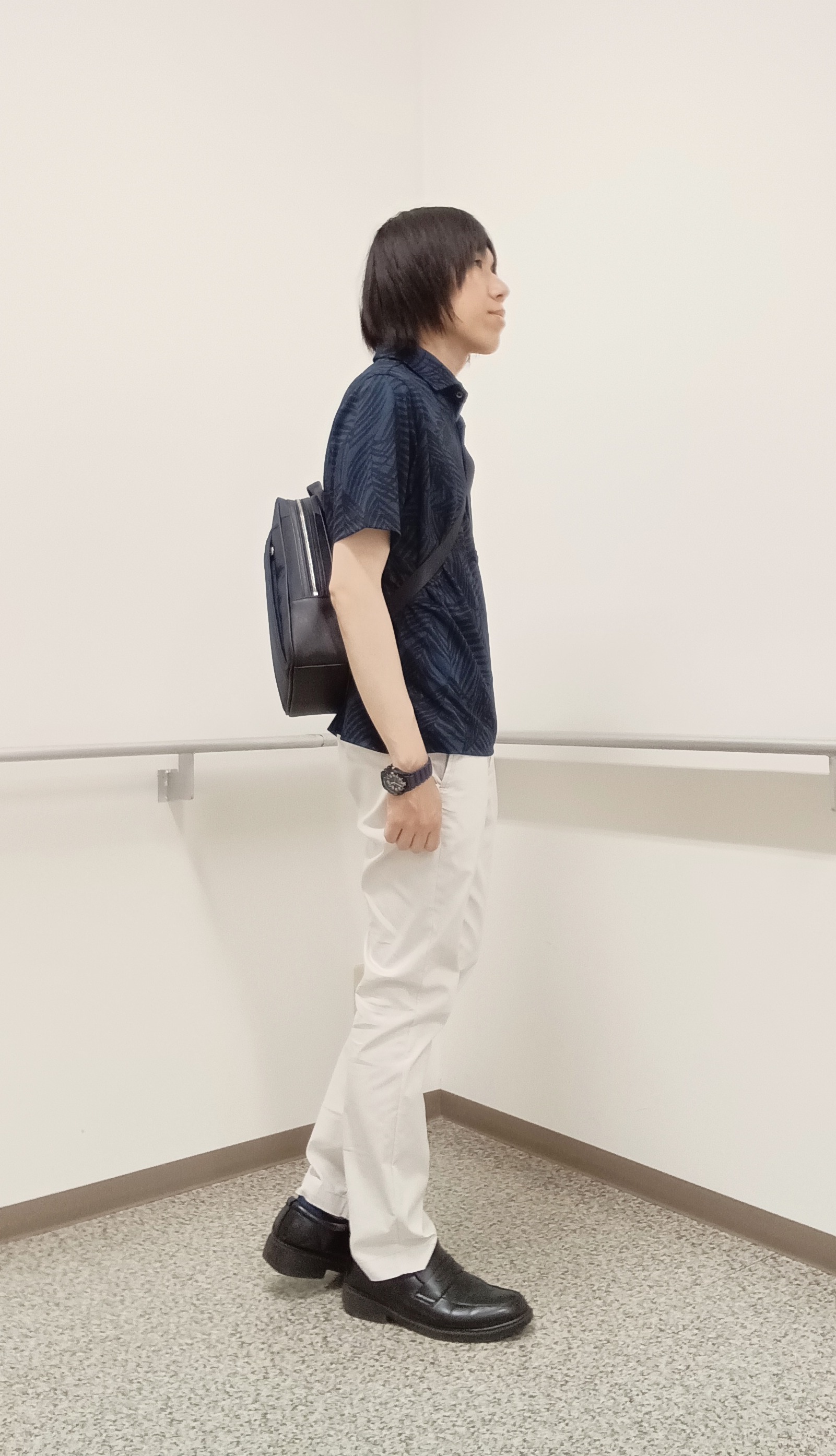 moritaさんの「TAKEO KIKUCHI｜リーフ柄ポロシャツ」を使ったコーディネート