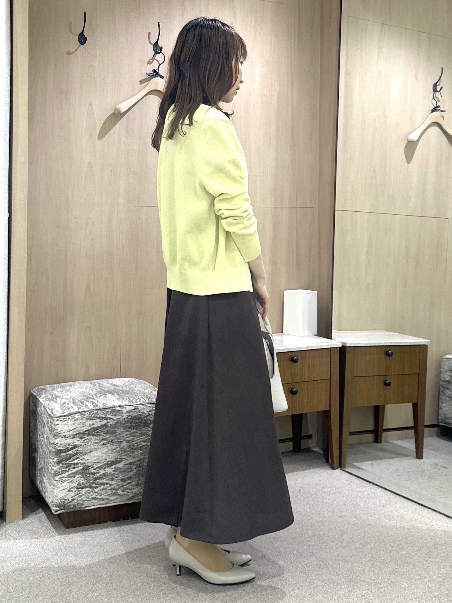 Miwaさんの「UNTITLED｜【接触冷感/UVカット/イージーケア】テーラードカラーワンピース」を使ったコーディネート