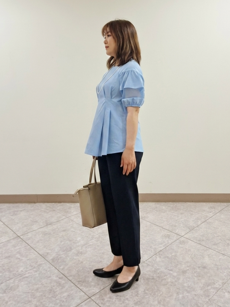 S.xuliさんの「Reflect｜メッシュ切り替えスリーブトップス」を使ったコーディネート