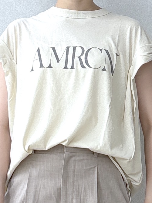 saitoさんの「DRESSTERIOR｜AMERICANA（アメリカーナ）ロールアップTシャツ」を使ったコーディネート