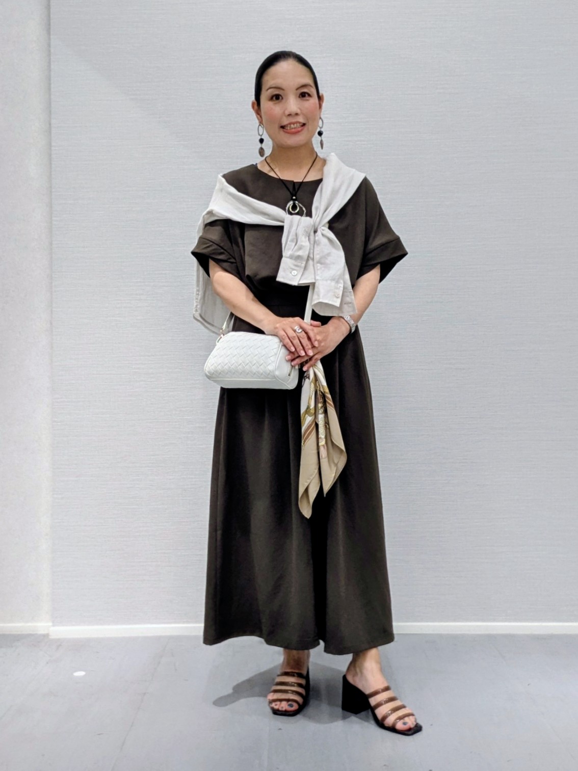 makkyさんの「UNTITLED｜【古畑星夏さん着用/接触冷感】ドライタッチシャツ」を使ったコーディネート