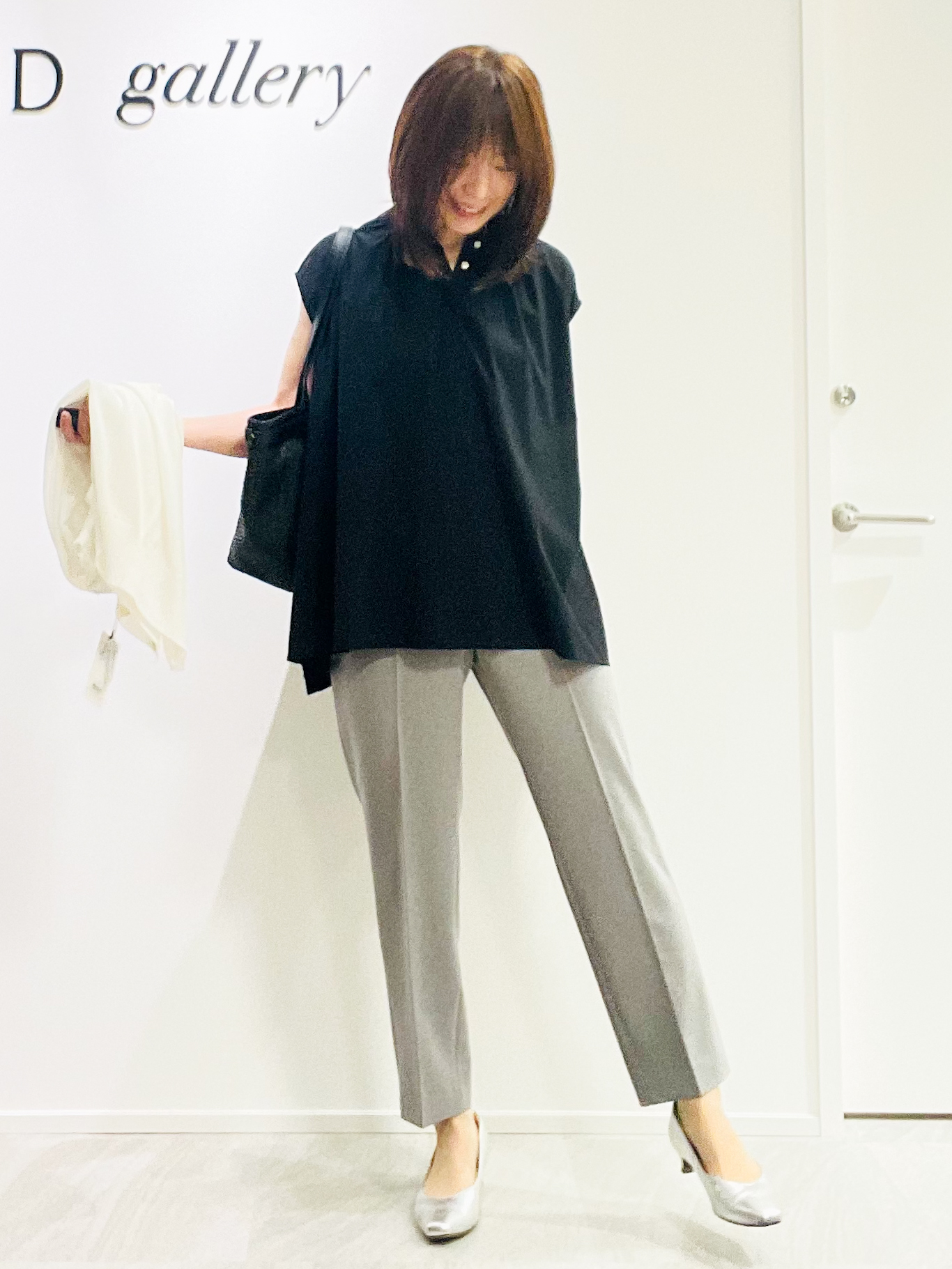 めいさんの「UNTITLED｜【UVカット／接触冷感】ラッシュガードブラウス」を使ったコーディネート