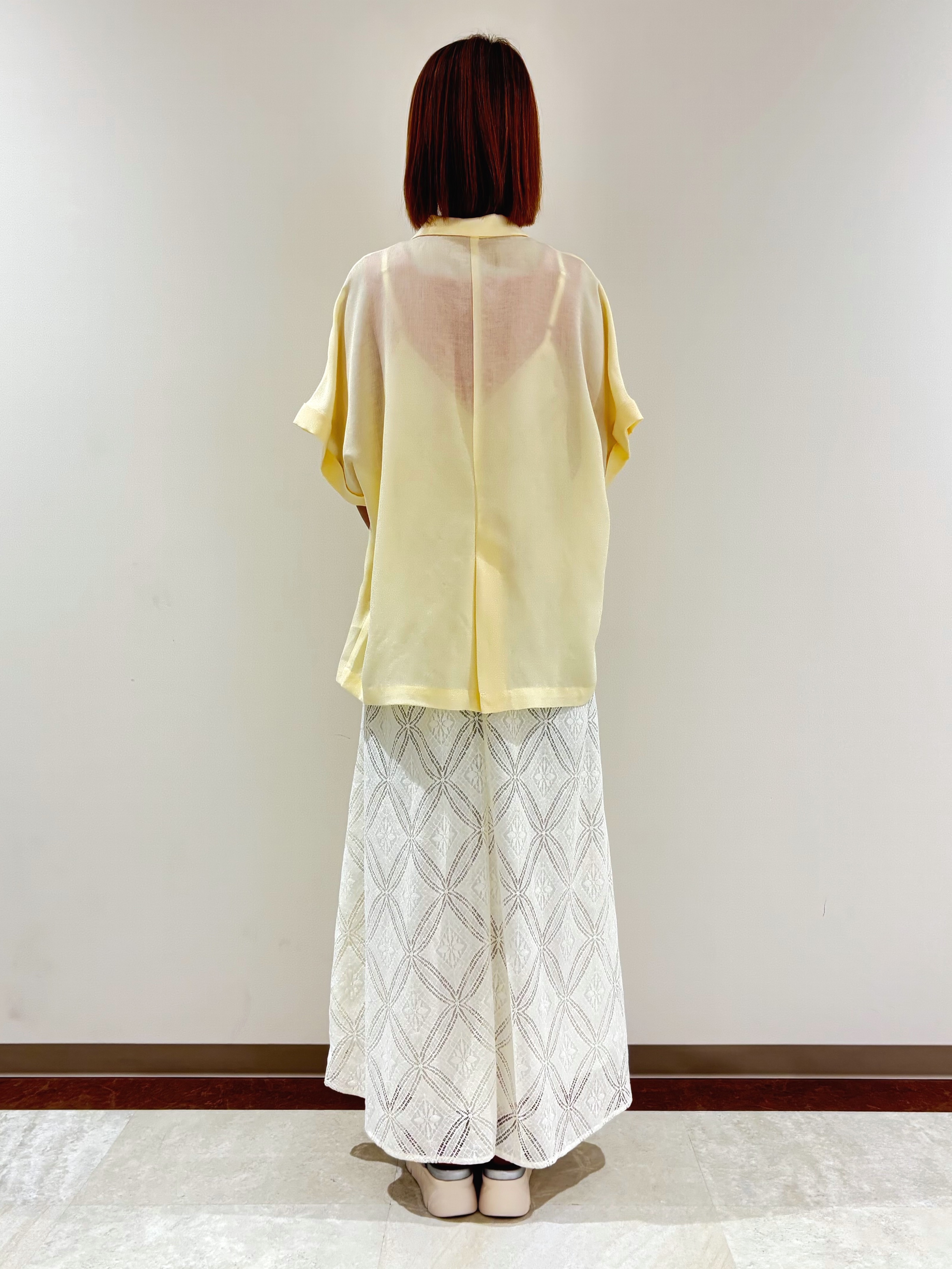 miさんの「grove｜【洗濯機OK・ひんやり/SETUP可】シワになりにくいハーフスリーブジャケット」を使ったコーディネート