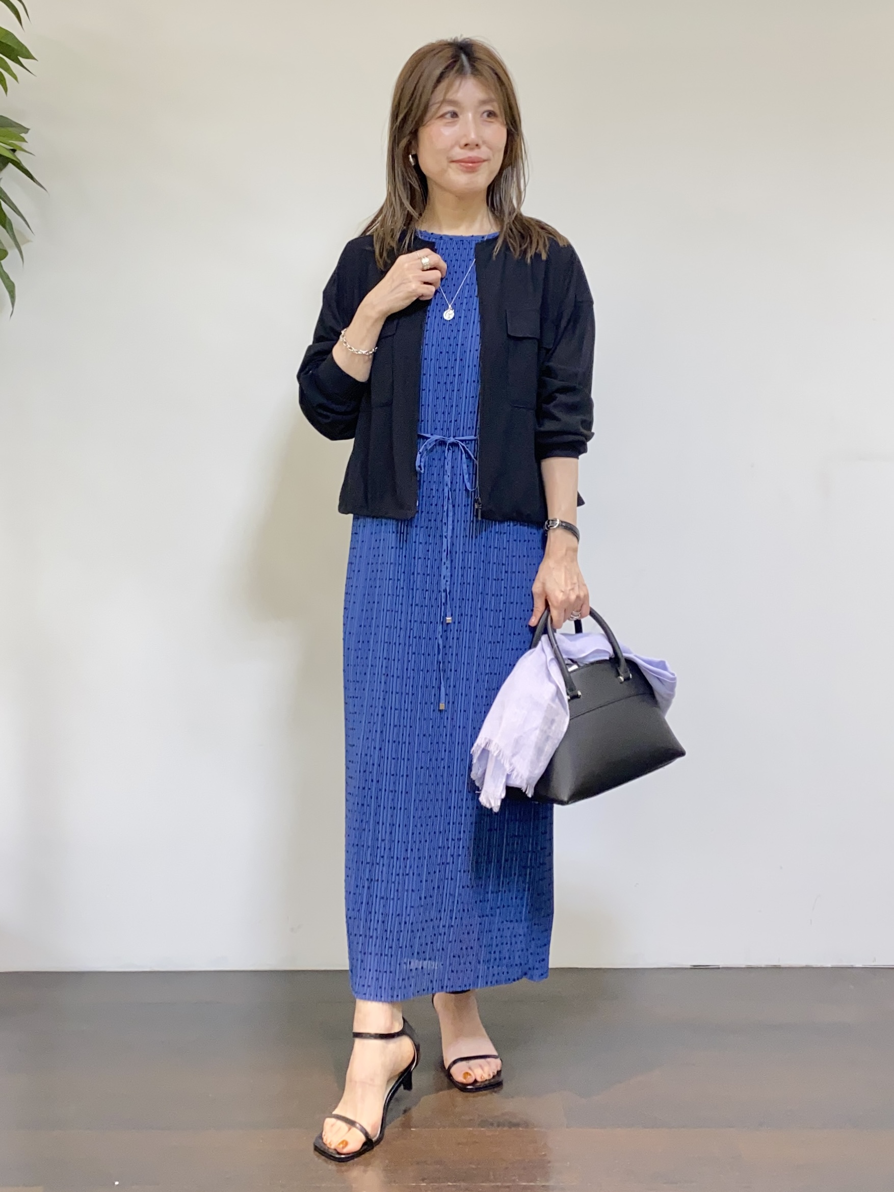 tomoさんの「UNTITLED｜【古畑星夏さん着用/洗える】シアーブルゾン」を使ったコーディネート