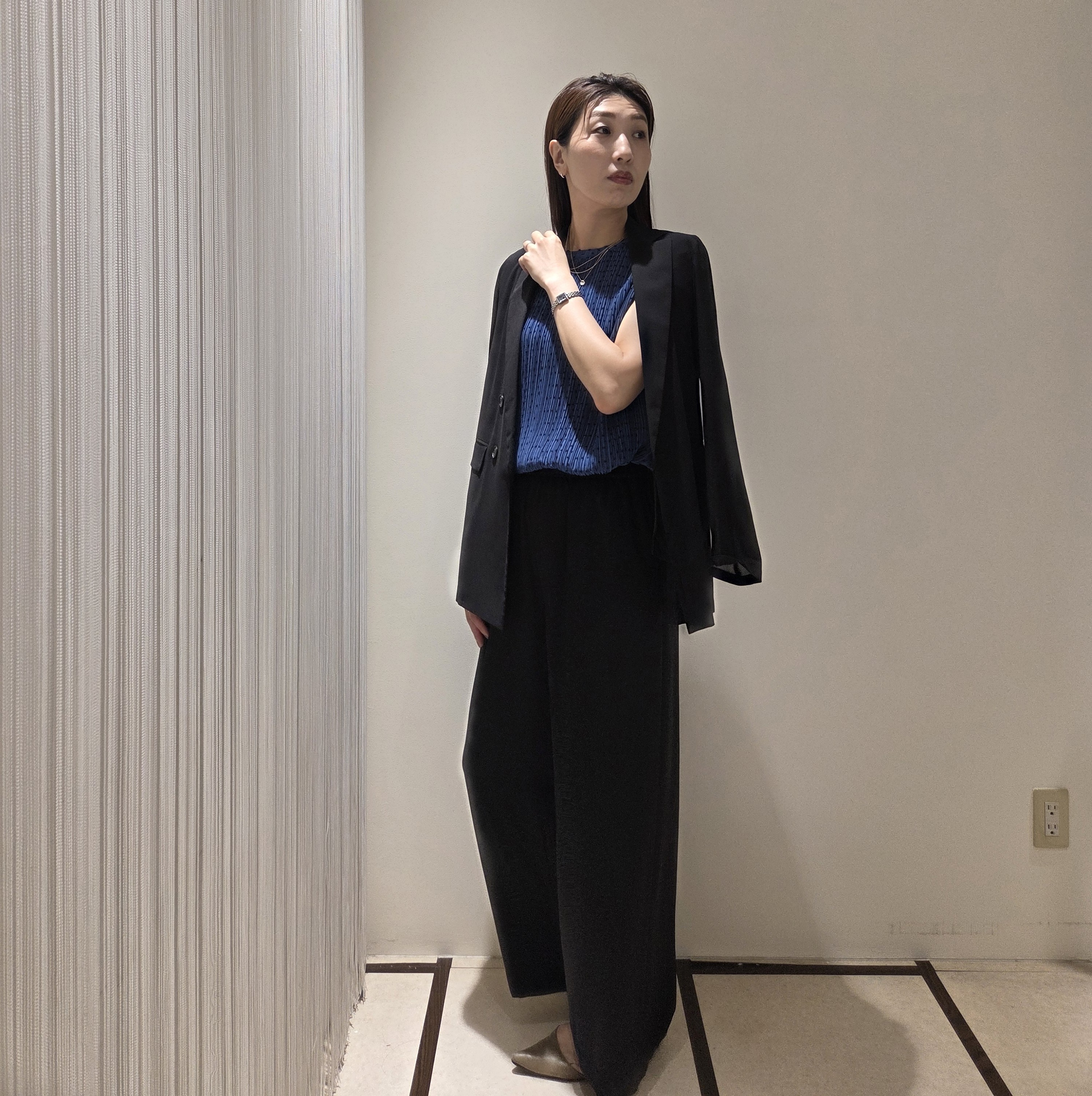 MATSUさんの「UNTITLED｜【セットアップ可/接触冷感/通気性】ドライシアーダブルジャケット」を使ったコーディネート