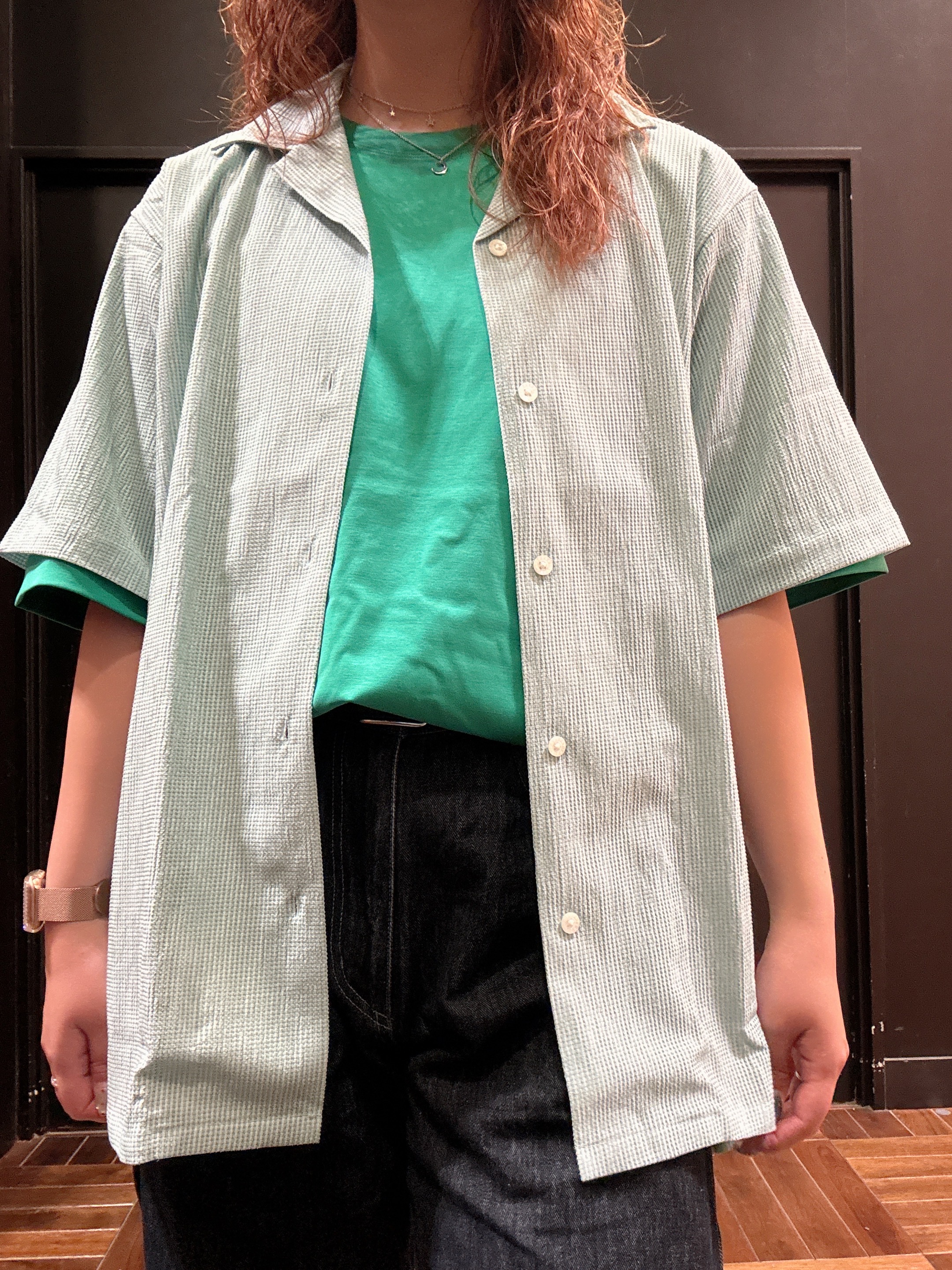 ヒナさんの「TAKEO KIKUCHI｜【BOWLER HAT LABEL】アイスクリアコットン ピンナップガール 半袖Tシャツ」を使ったコーディネート