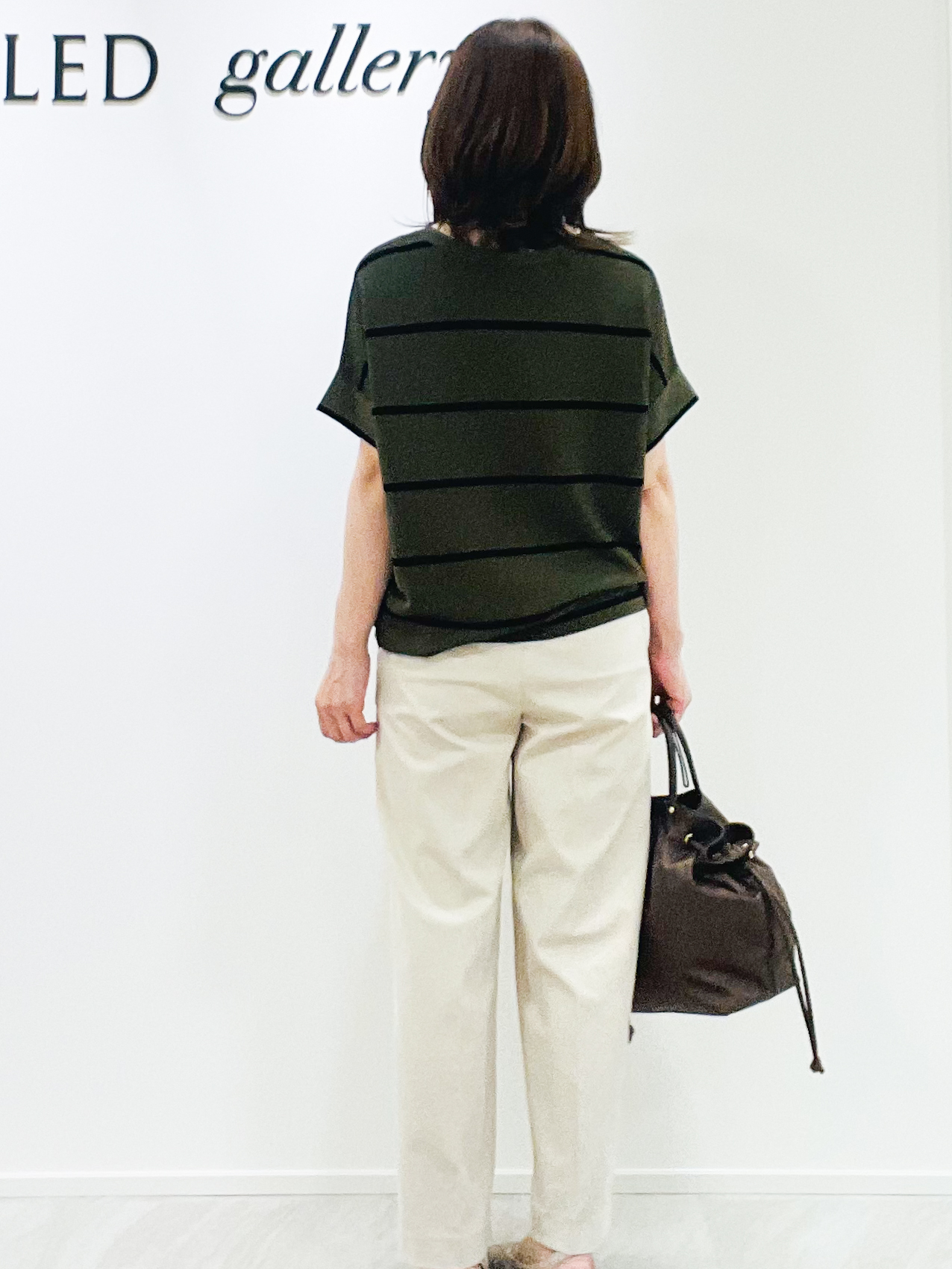 めいさんの「UNTITLED｜【11色展開/体型カバー】前後2WAYフレンチスリーブニット」を使ったコーディネート