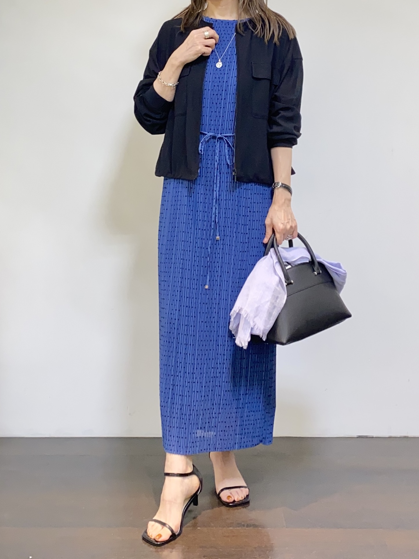 tomoさんの「UNTITLED｜【古畑星夏さん着用/洗える】シアーブルゾン」を使ったコーディネート