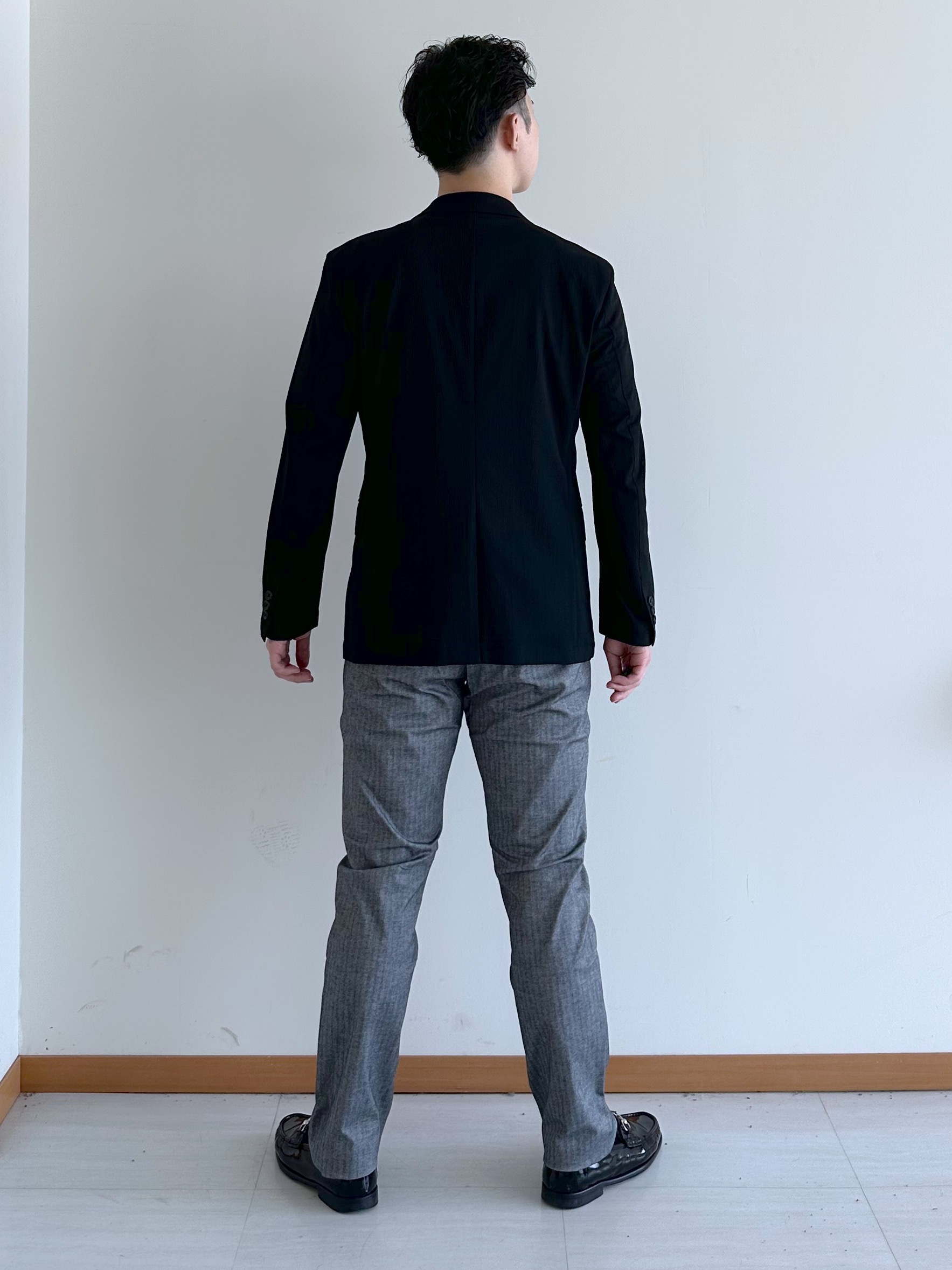 イッシーさんの「TAKEO KIKUCHI｜【Begin5月号掲載/通気性】トリコットサッカー ジャケット」を使ったコーディネート