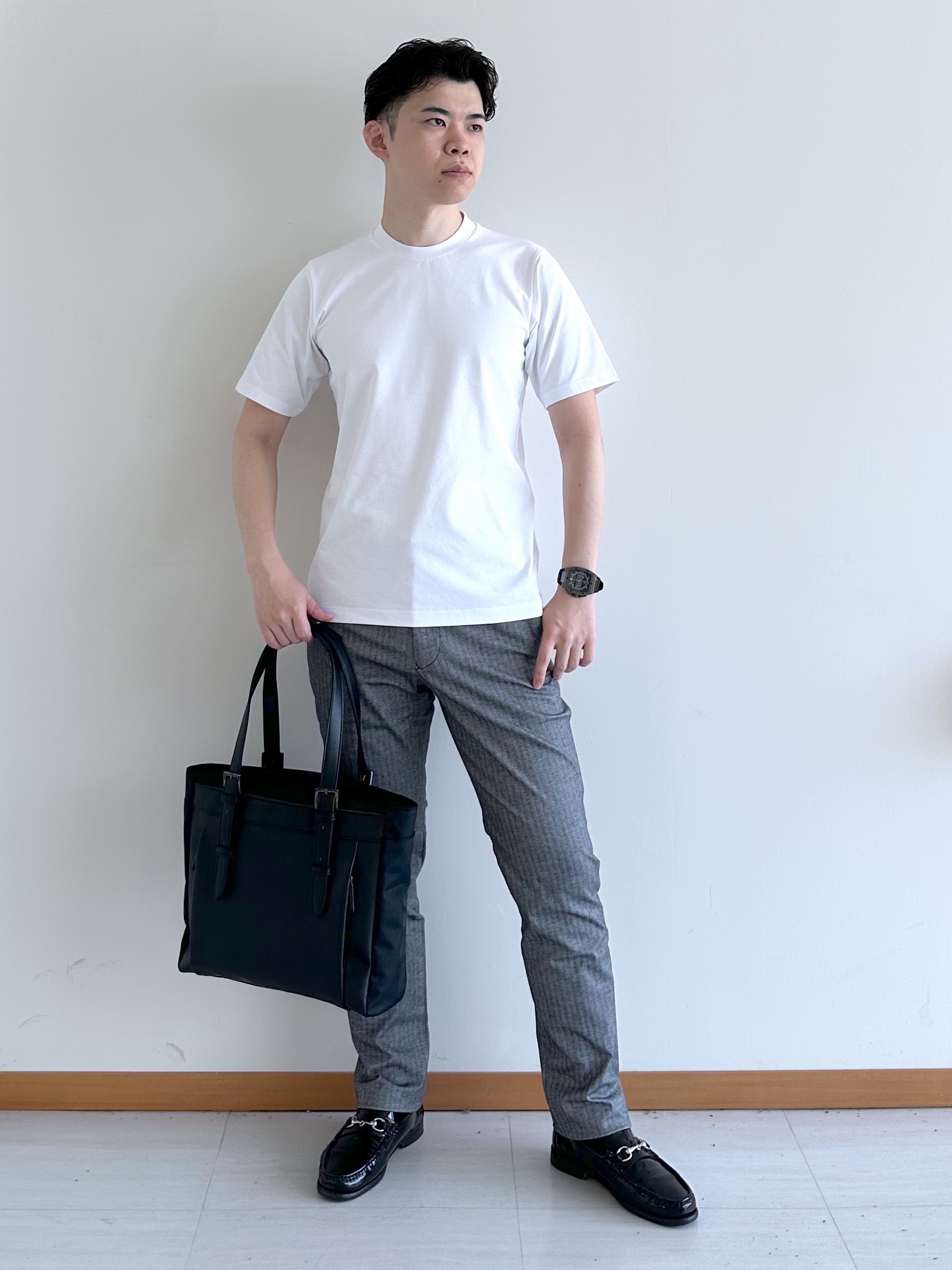 イッシーさんの「TAKEO KIKUCHI｜【Begin5月号掲載/通気性】トリコットサッカー ジャケット」を使ったコーディネート