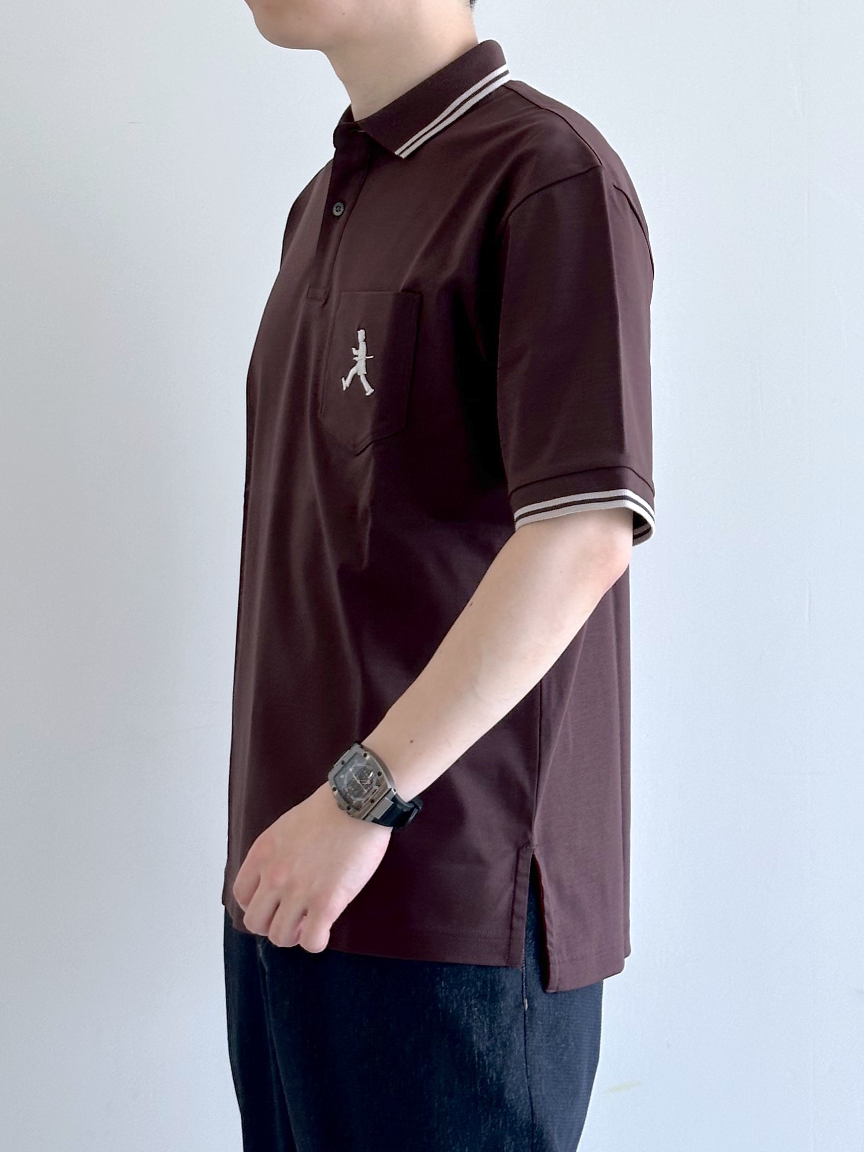 イッシーさんの「TAKEO KIKUCHI｜【BOWLER HAT LABEL】アイスクリアコットン ボーラーハットウォーカー ポロシャツ」を使ったコーディネート