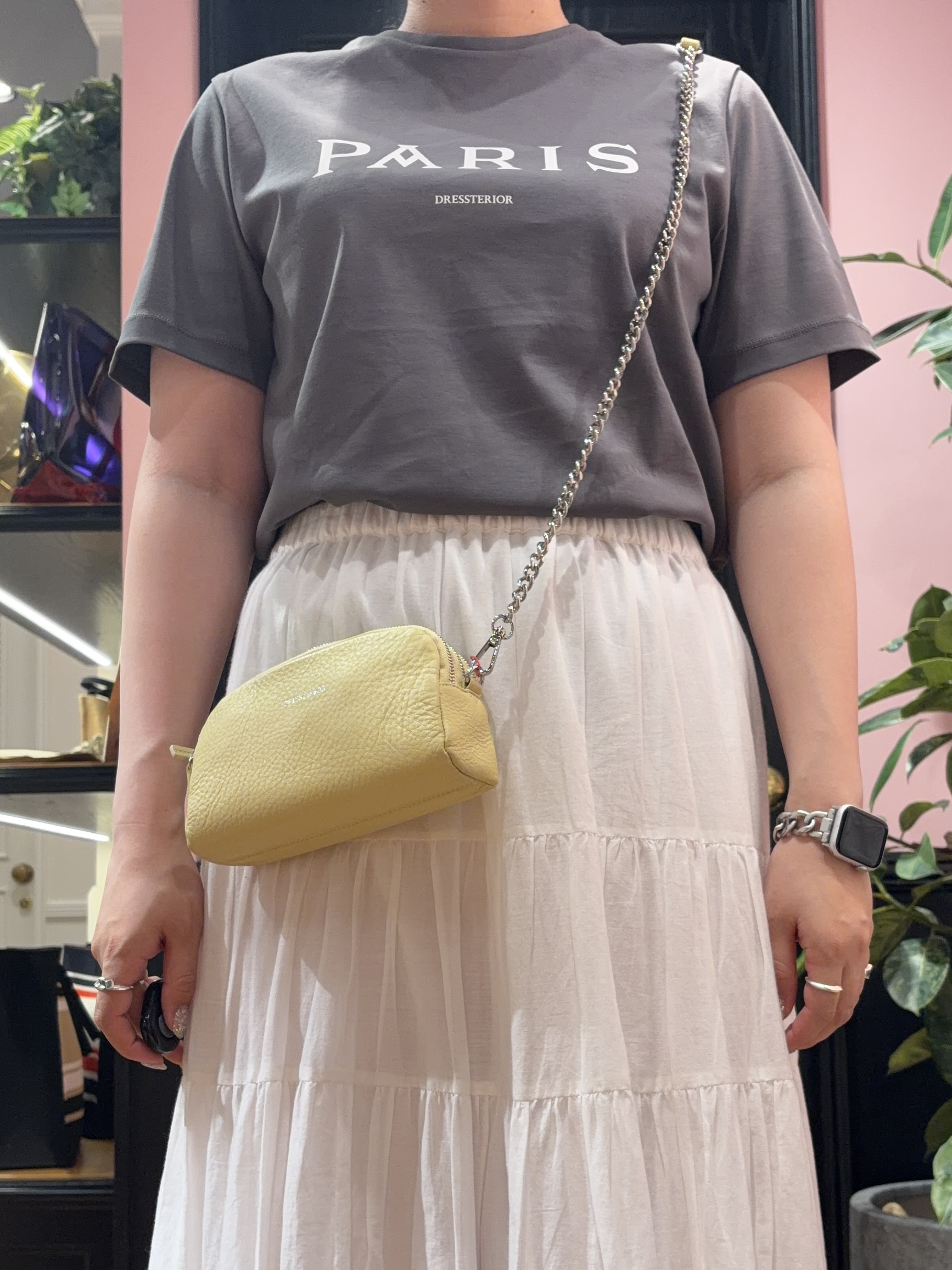 SAKAIさんの「DRESSTERIOR｜【接触冷感／抗菌防臭／消臭】アイスクリアコットン PARIS Tシャツ」を使ったコーディネート