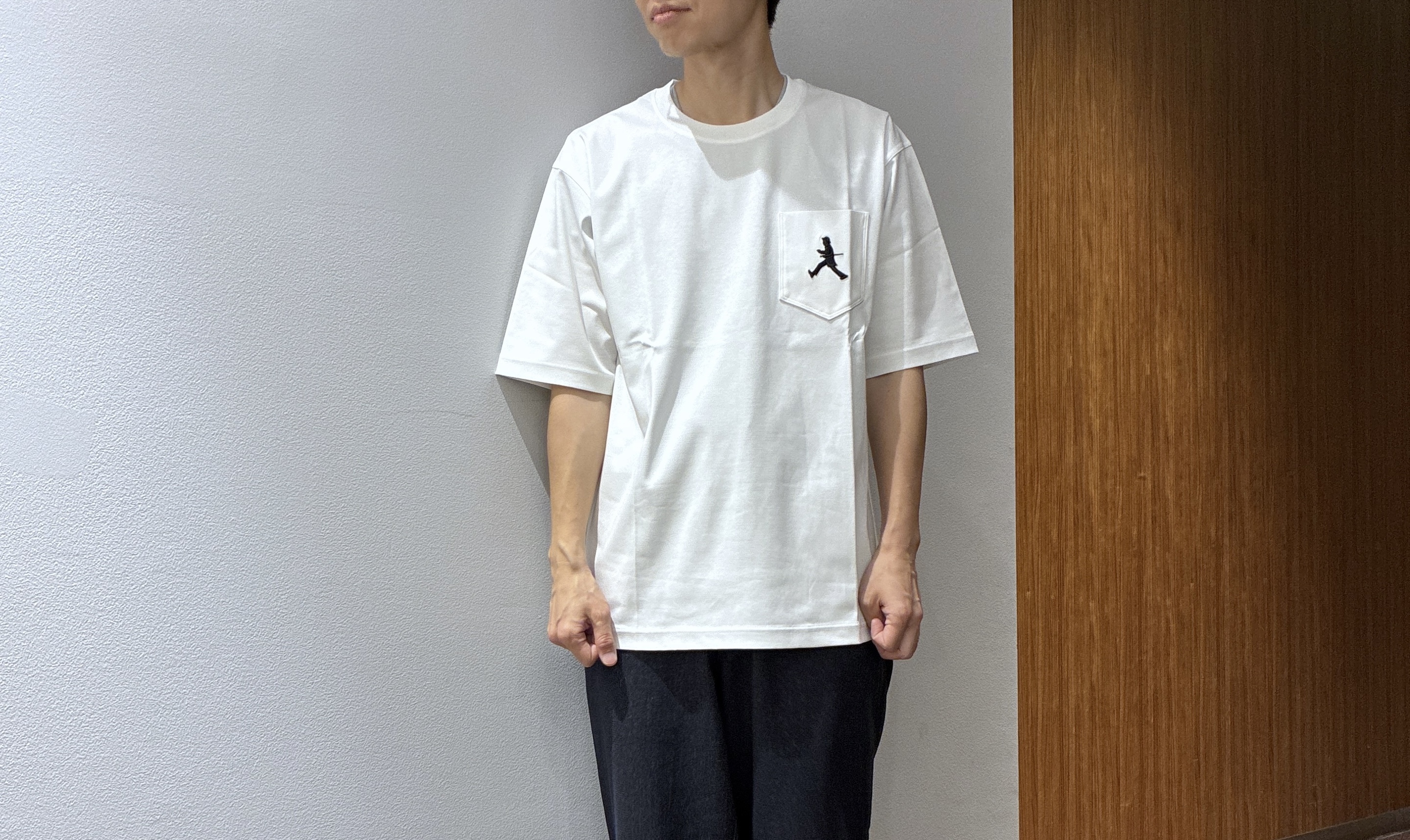 わいずみさんの「TAKEO KIKUCHI｜【通気性】トリコットサッカー オープンカラー シャツ」を使ったコーディネート