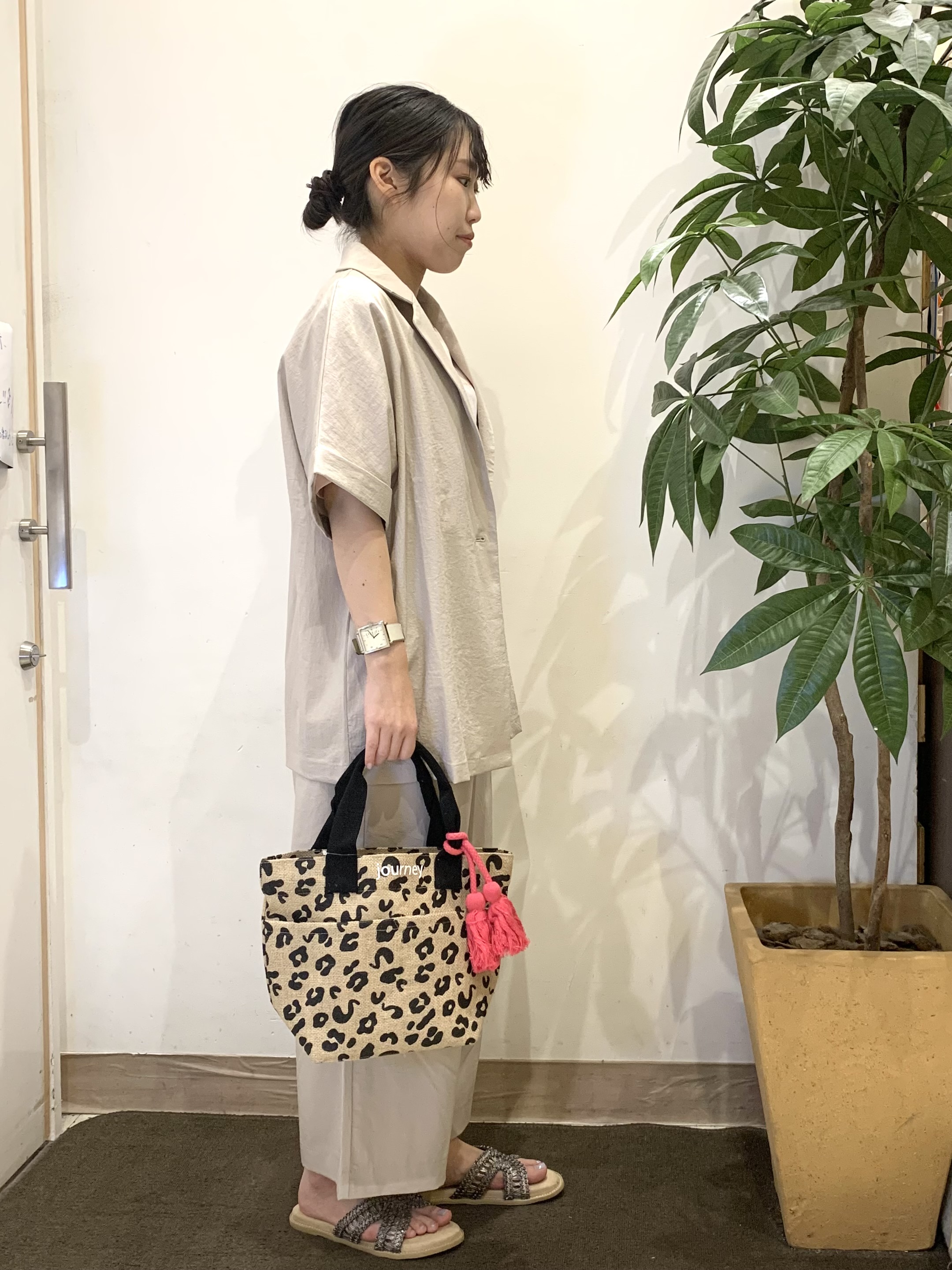 ちゃろさんの「SHOO･LA･RUE｜【高レビュー/洗濯機可/セットアップ可】軽凛(かろりん) ひんやり半袖ジャケット」を使ったコーディネート