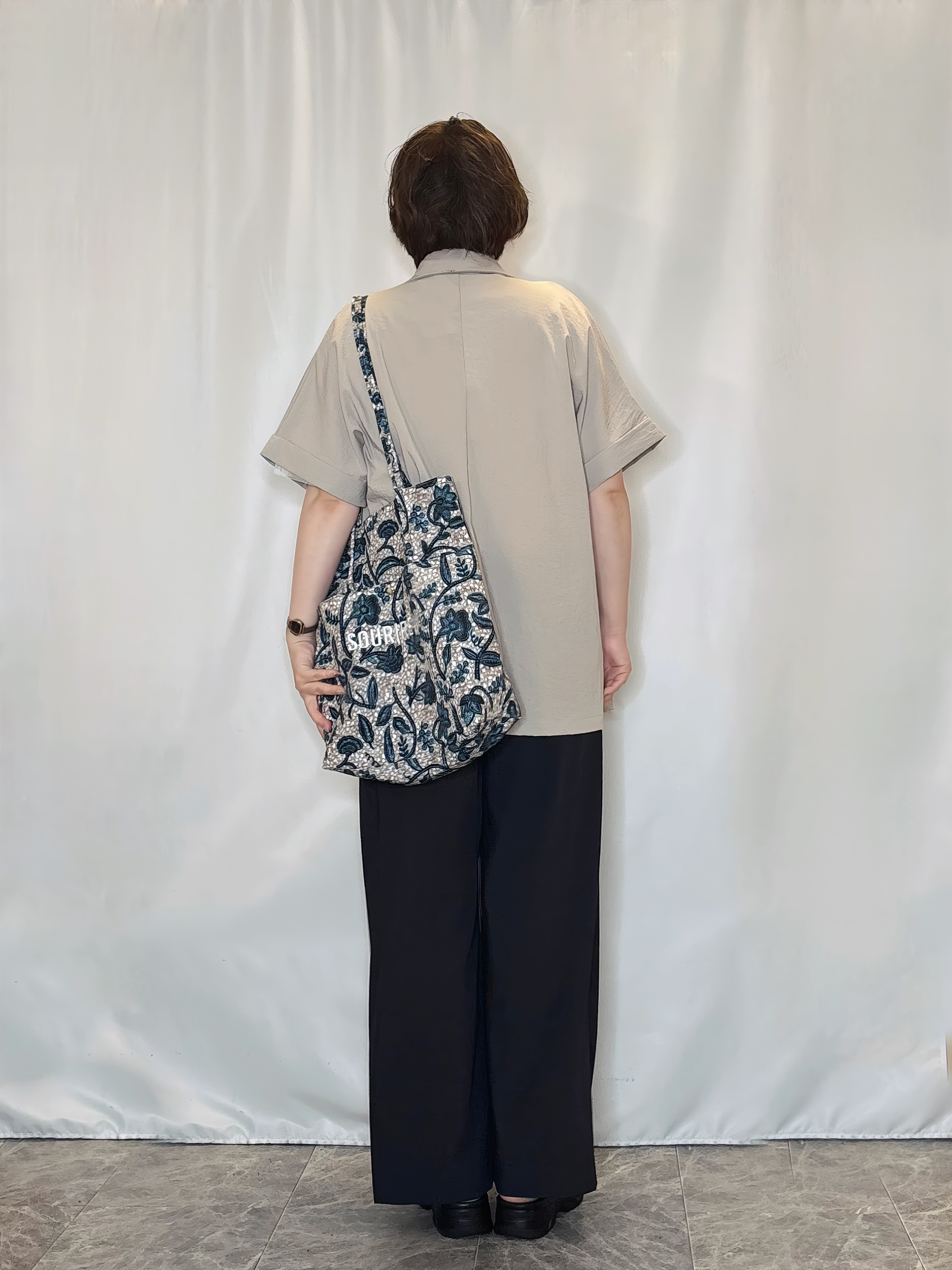 たみさんの「SHOO･LA･RUE｜【高レビュー/洗濯機可/セットアップ可】軽凛(かろりん) ひんやり半袖ジャケット」を使ったコーディネート