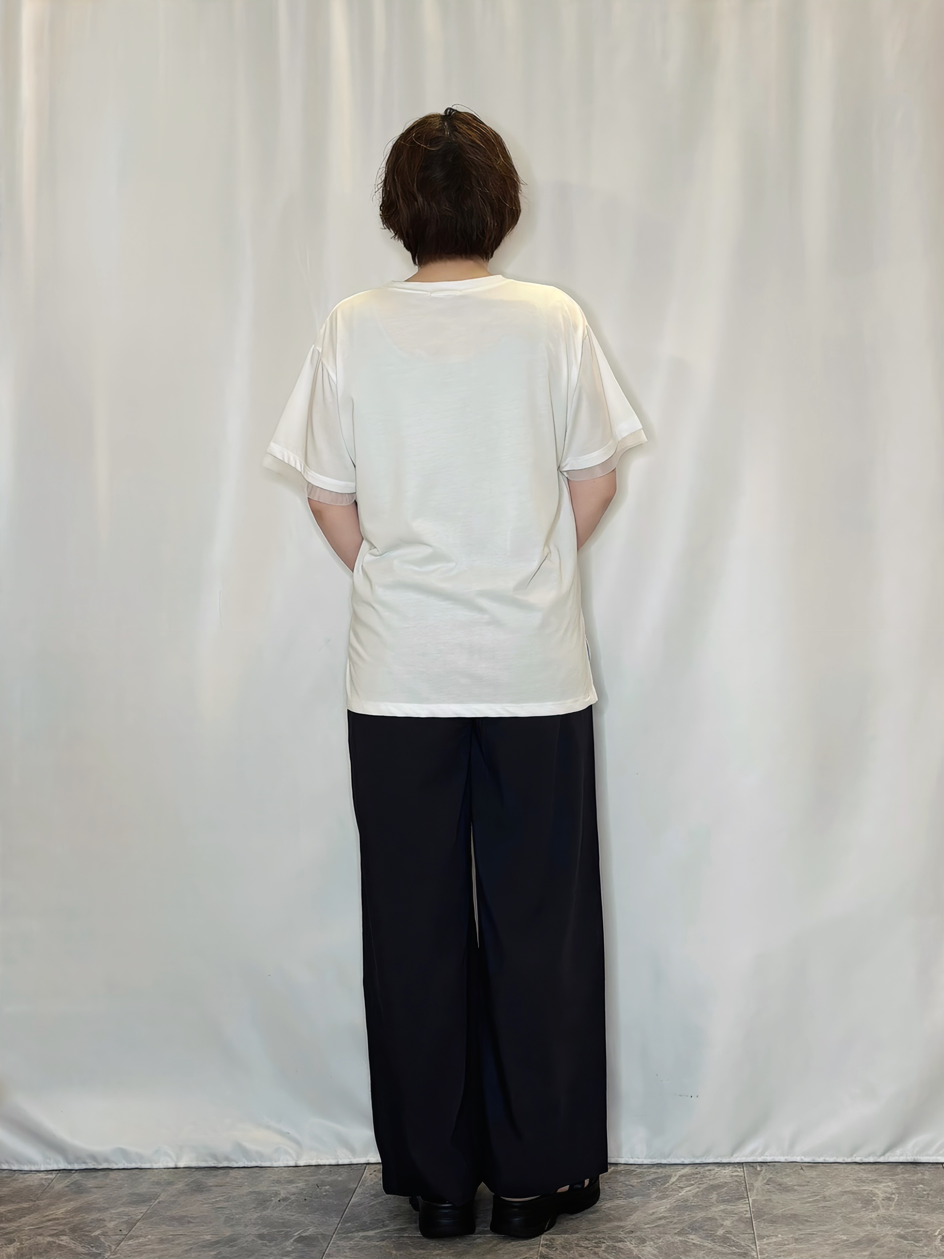 たみさんの「SHOO･LA･RUE｜【高レビュー/洗濯機可/セットアップ可】軽凛(かろりん) ひんやり半袖ジャケット」を使ったコーディネート