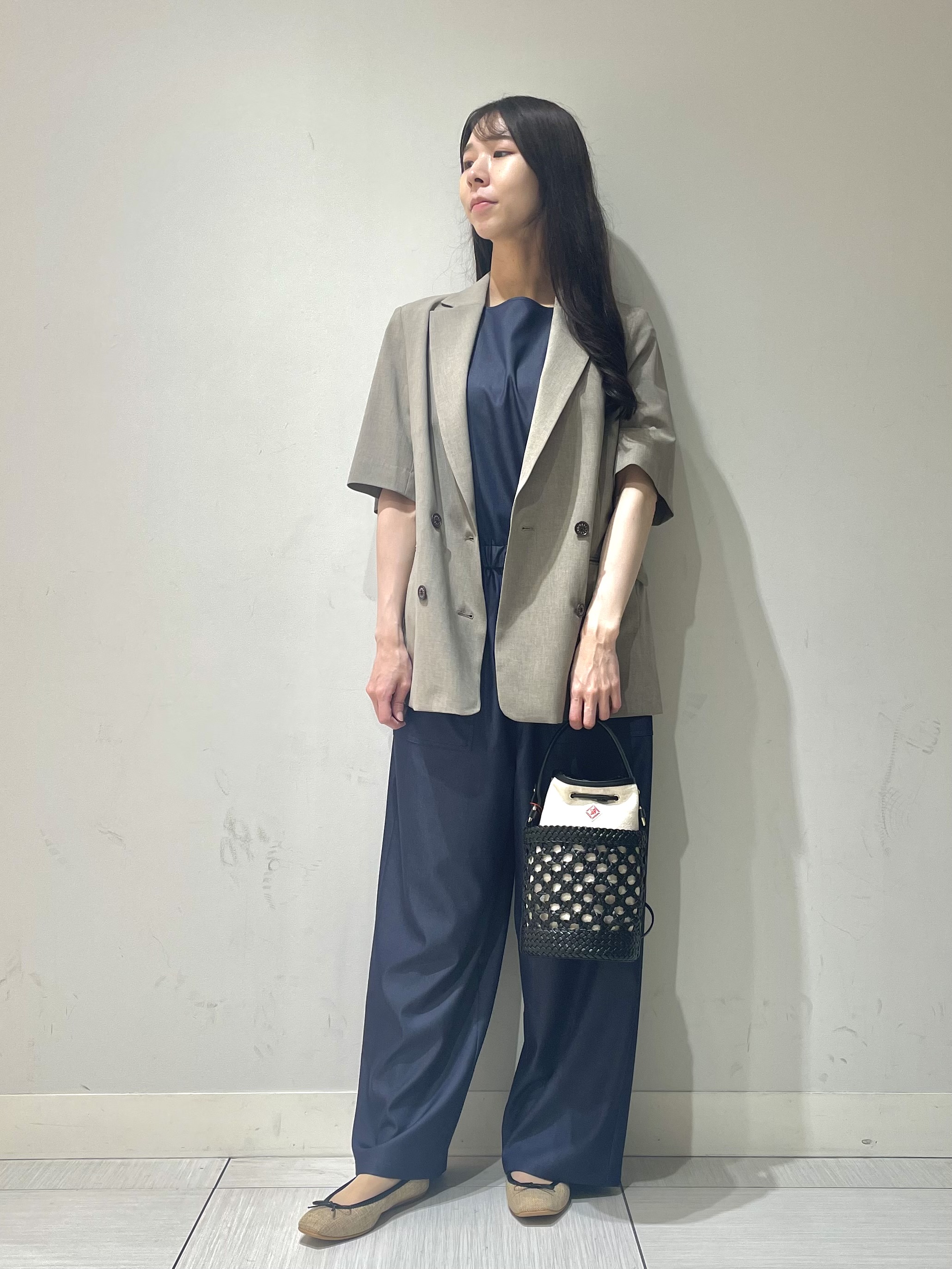 ことさんの「DRESSTERIOR｜【ウォッシャブル】フレンチスリーブ コンビネゾン」を使ったコーディネート
