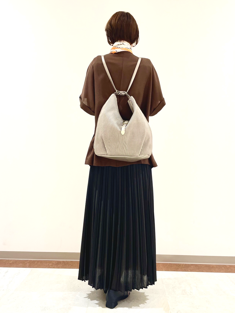 ちいはちさんの「grove｜【洗濯機OK・ひんやり/SETUP可】シワになりにくいハーフスリーブジャケット」を使ったコーディネート