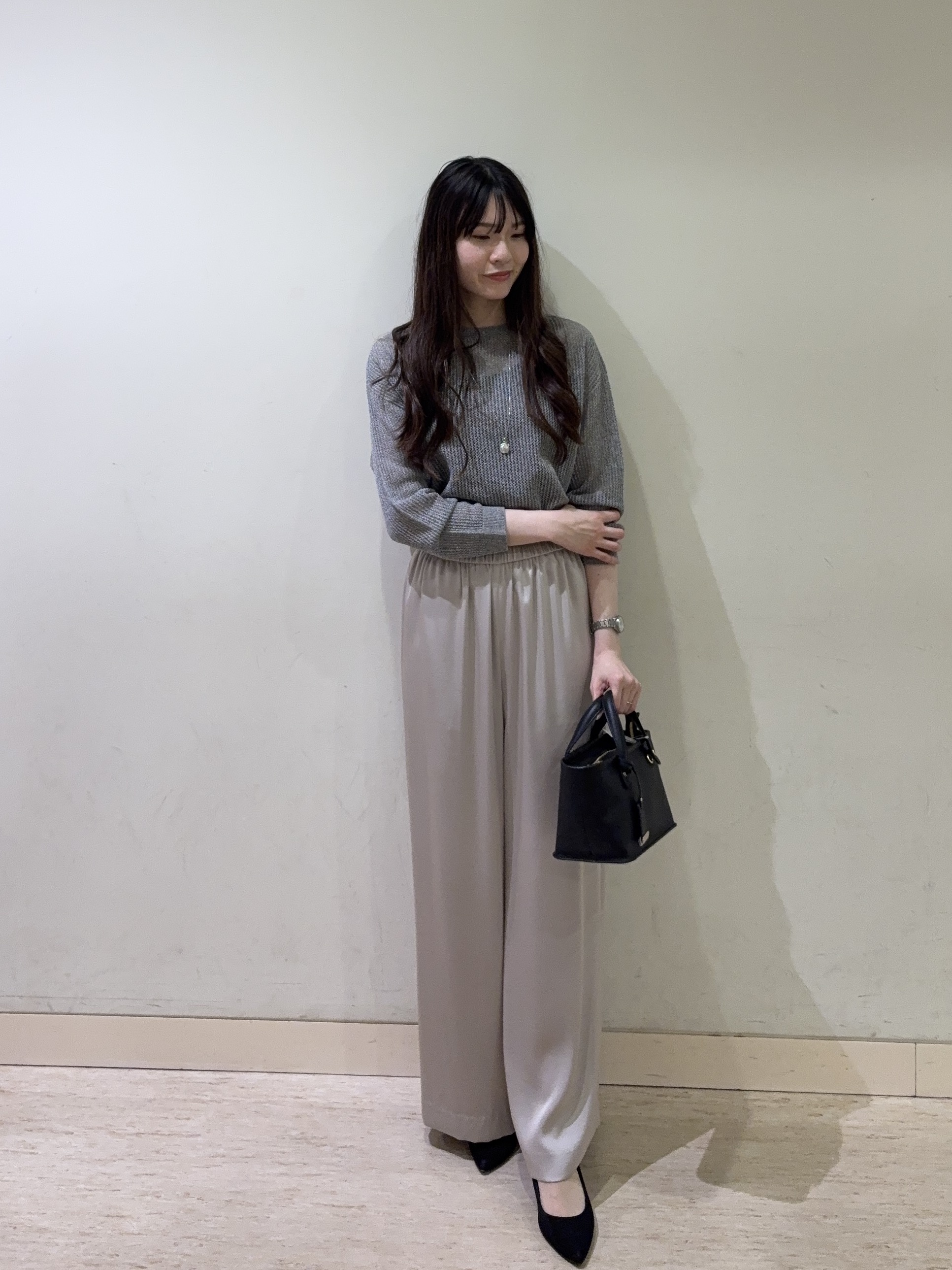 mayuさんの「UNTITLED｜シアーメッシュニット」を使ったコーディネート
