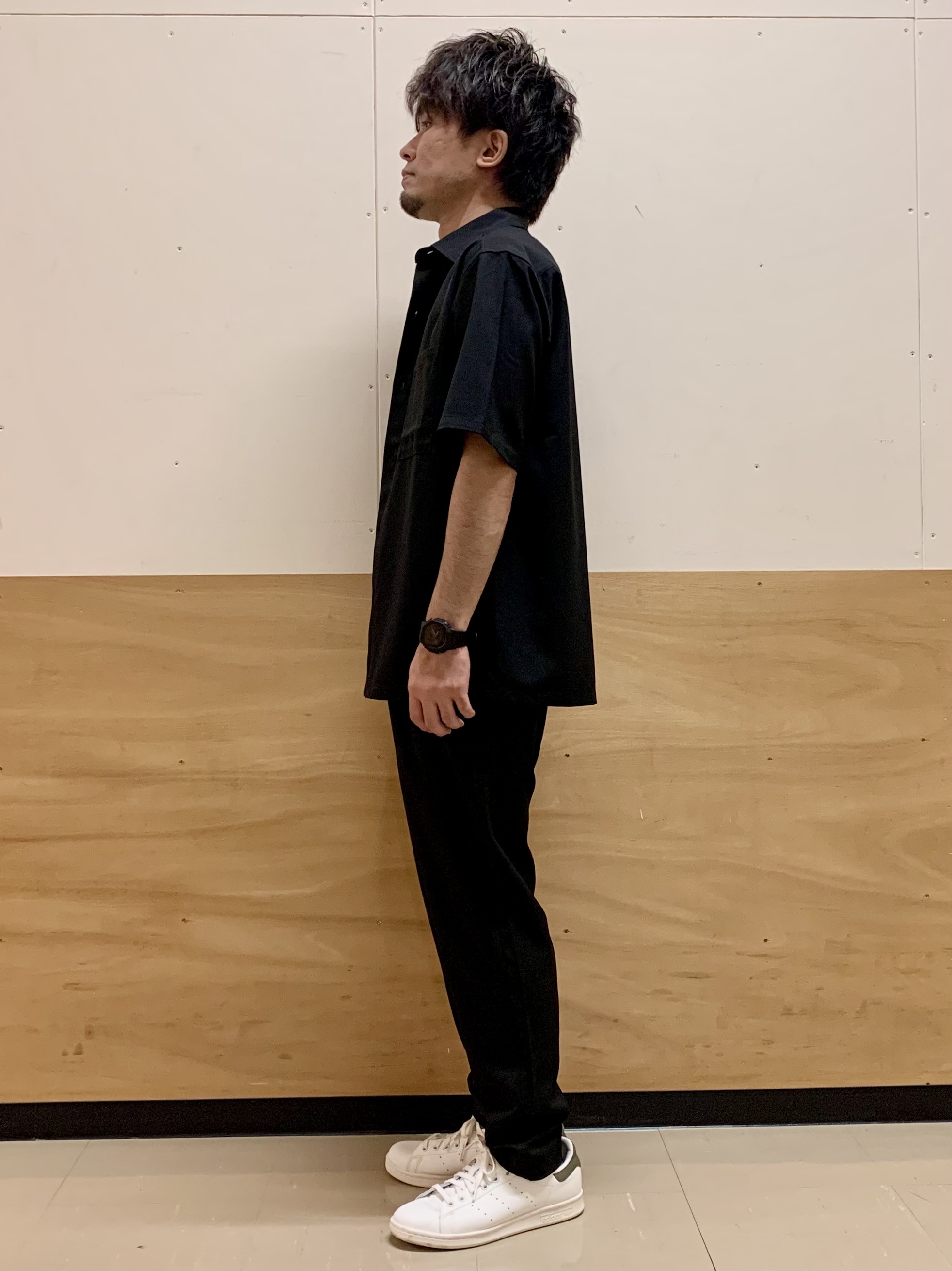 MATUさんの「THE SHOP TK｜LITE TEX ダブルフラップ半袖シャツ 接触冷感/吸水速乾/UVカット/アンチピリング/イージー」を使ったコーディネート