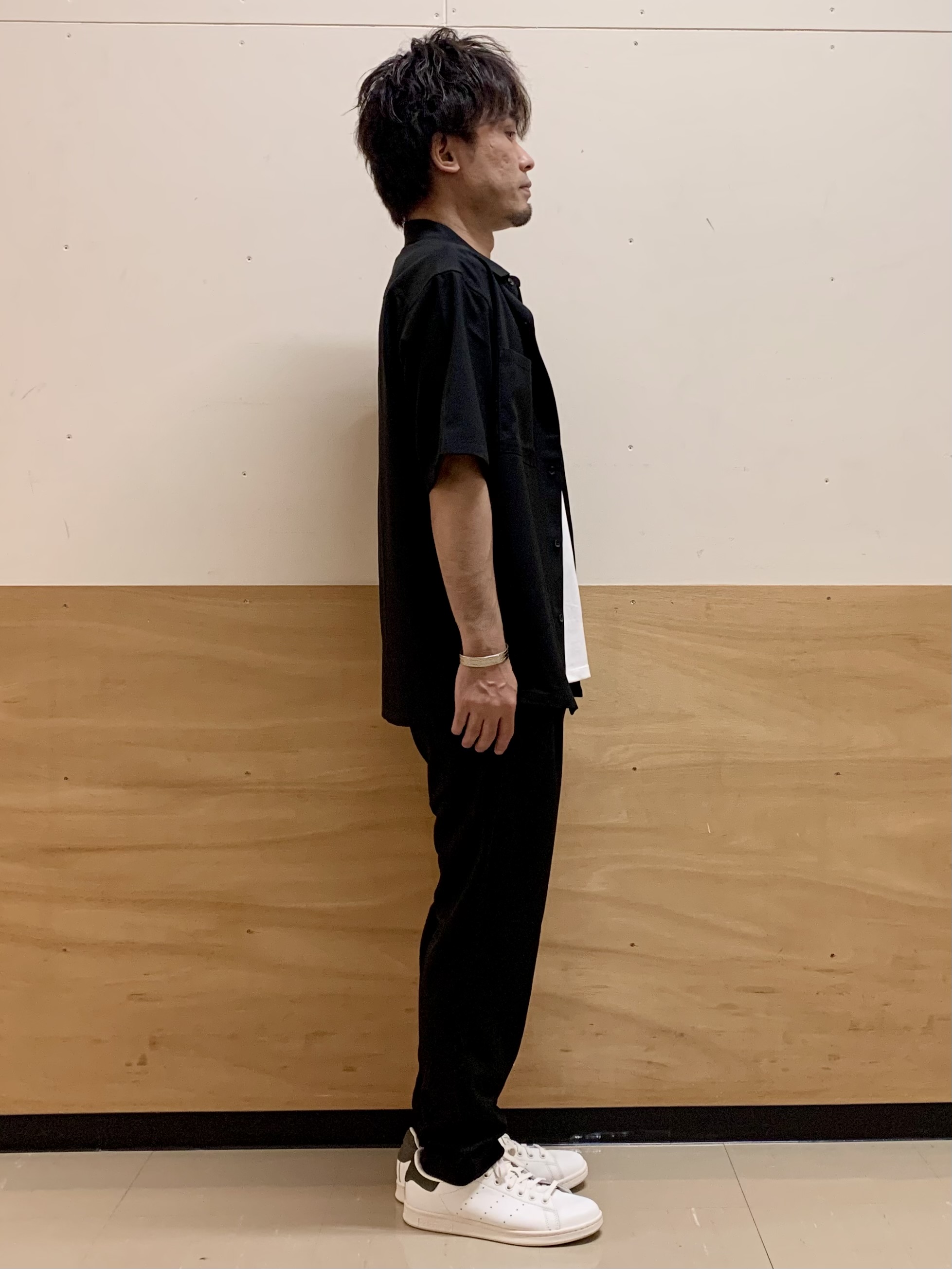 MATUさんの「THE SHOP TK｜LITE TEX ダブルフラップ半袖シャツ 接触冷感/吸水速乾/UVカット/アンチピリング/イージー」を使ったコーディネート