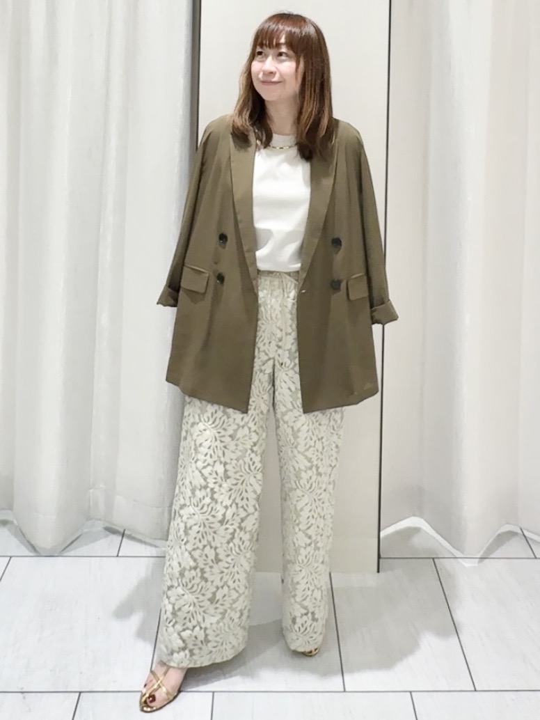 ʏᴜᴋɪᴋᴏさんの「UNTITLED｜【セットアップ可/接触冷感/通気性】ドライシアーダブルジャケット」を使ったコーディネート
