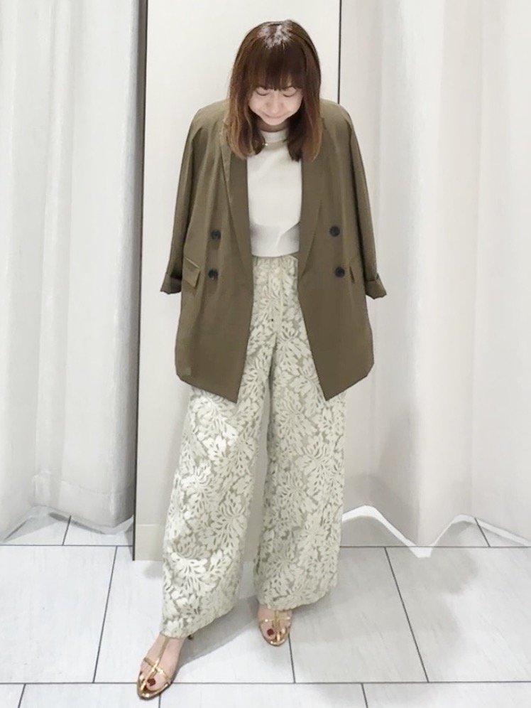 ʏᴜᴋɪᴋᴏさんの「UNTITLED｜【セットアップ可/接触冷感/通気性】ドライシアーダブルジャケット」を使ったコーディネート
