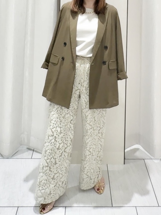 ʏᴜᴋɪᴋᴏさんの「UNTITLED｜【セットアップ可/接触冷感/通気性】ドライシアーダブルジャケット」を使ったコーディネート