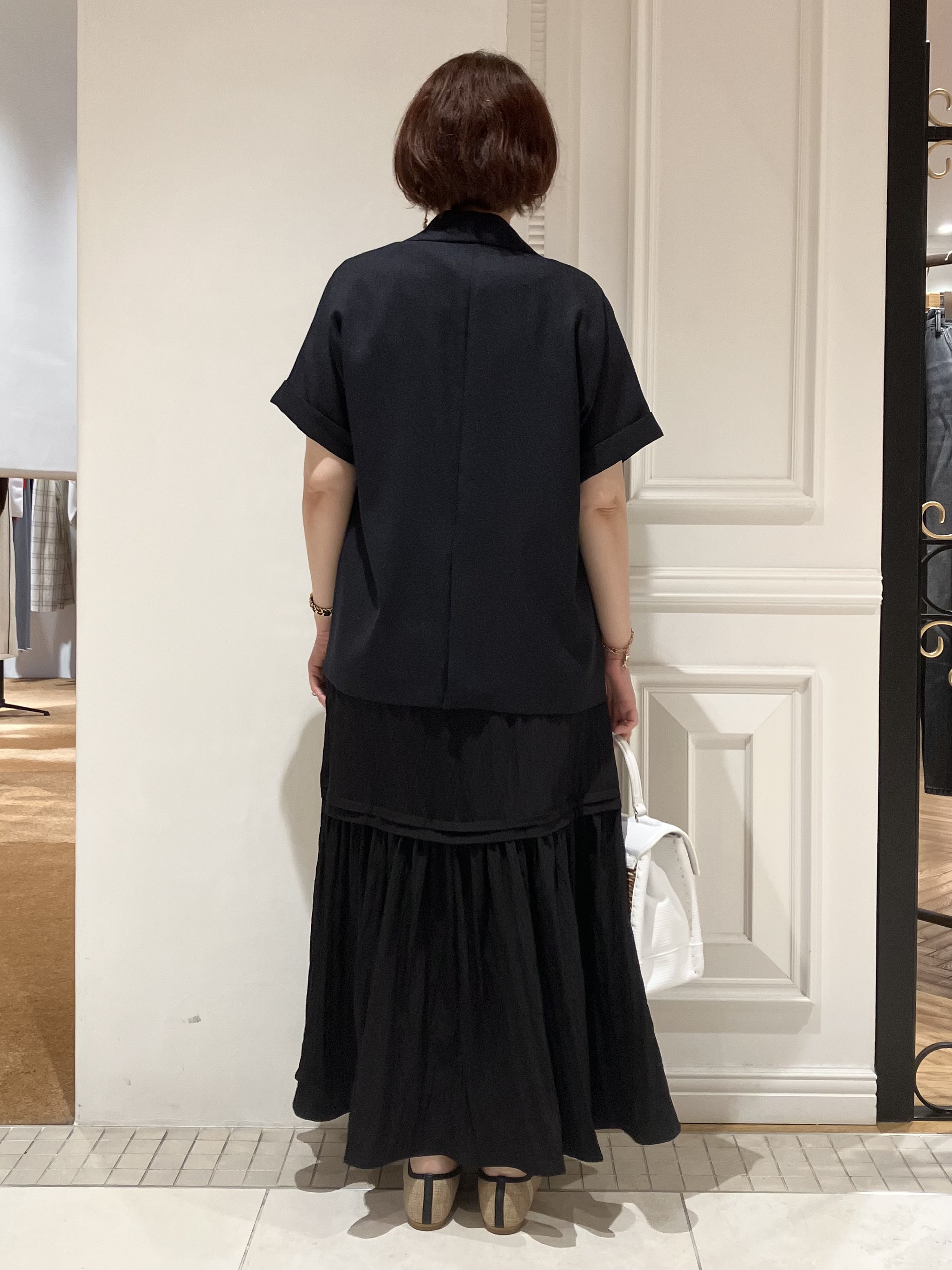 TAJIさんの「DRESSTERIOR｜【セットアップ可/UVカット/接触冷感/吸水速乾】ウォッシャブル リネンライクドルマンジャケット」を使ったコーディネート