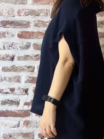 tokiさんの「THE SHOP TK｜【ひんやり/防しわ/UV/吸水速乾】襟付き フレンチスリーブシャツ」を使ったコーディネート