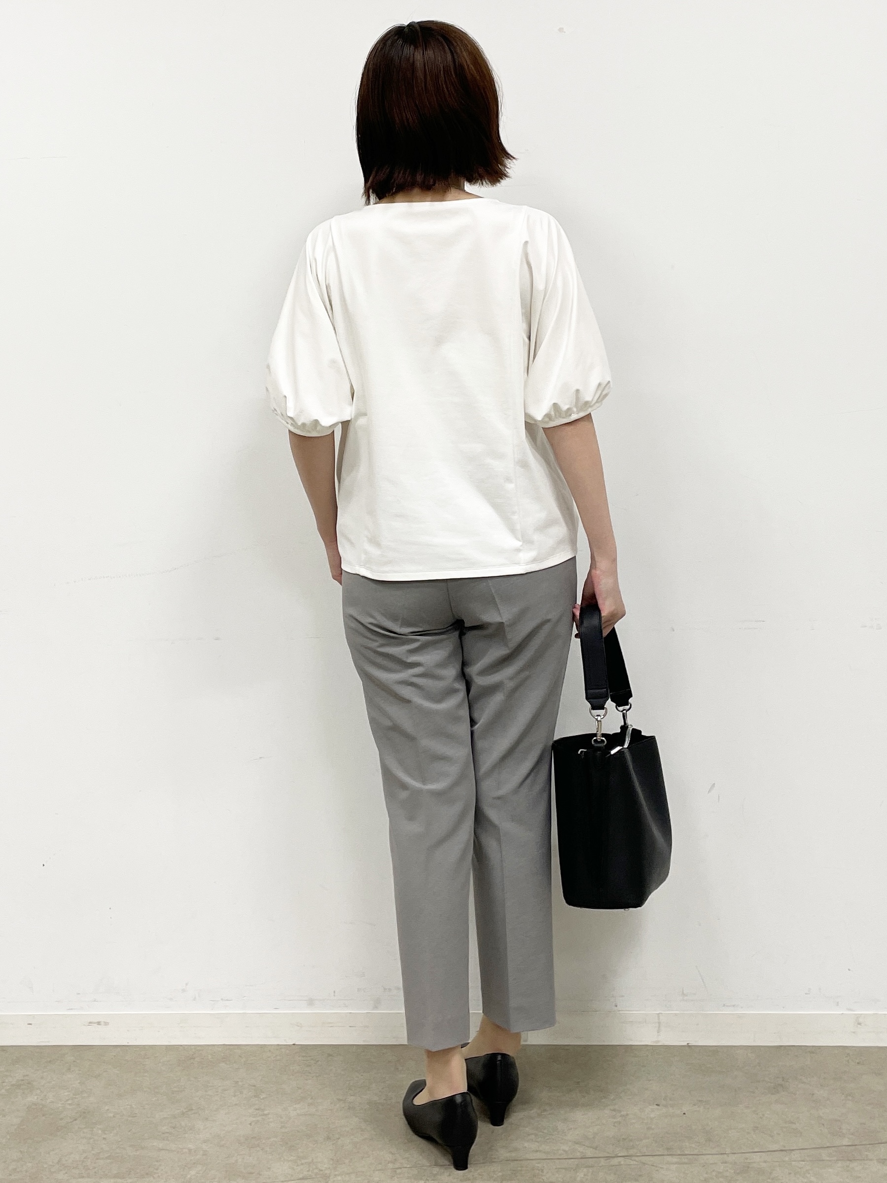 あやたかさんの「Reflect｜【UVカット／接触冷感／吸水速乾】ギャザースリーブカットソー」を使ったコーディネート