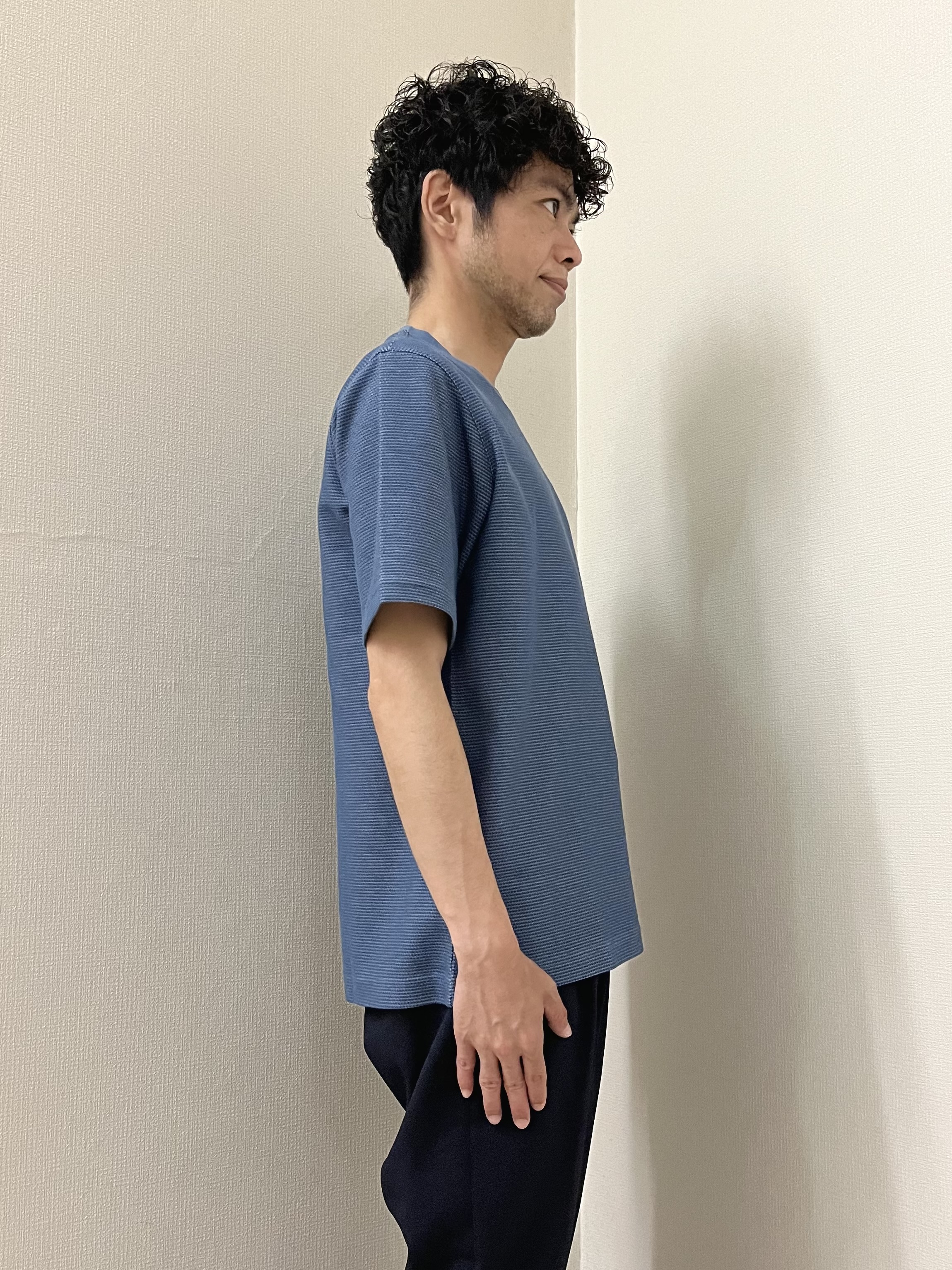URAさんの「TAKEO KIKUCHI｜【BOWLER HAT LABEL】ビリケンさんプリント 半袖シャツ」を使ったコーディネート